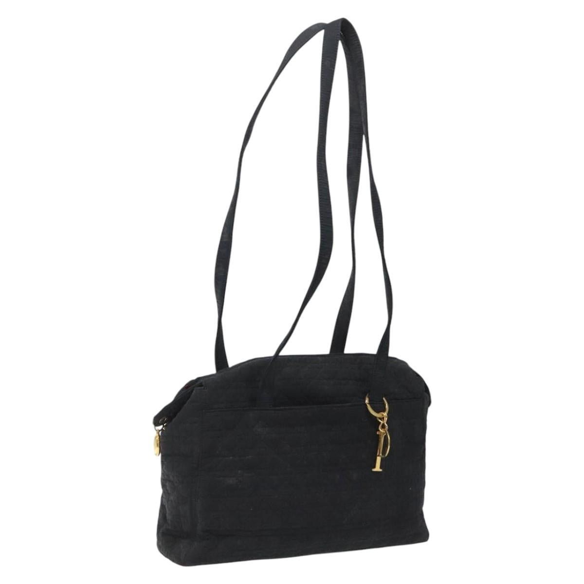 Dior DIOR Canage Shoulder Bag Nylon Black Gold Size ONE SIZE - 1 Thumbnail
