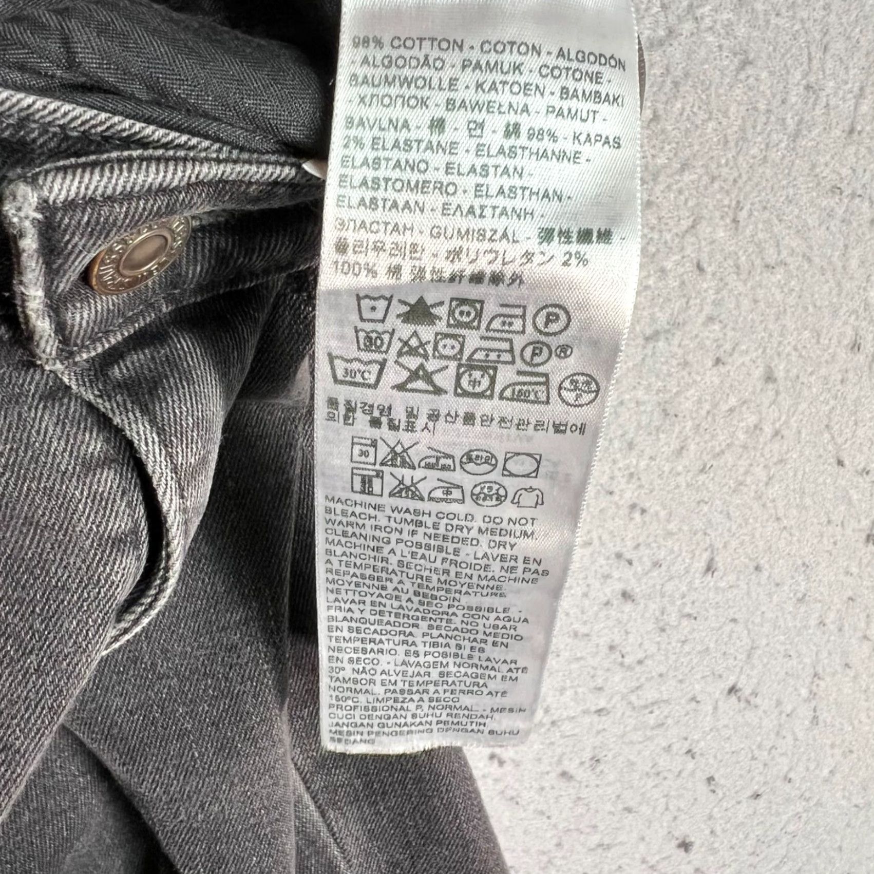 Levi's Levis Jeans High Rise Skinny Size 27 Gray Denim Womens Size 27" / US 4 / IT 40 - 4 Thumbnail