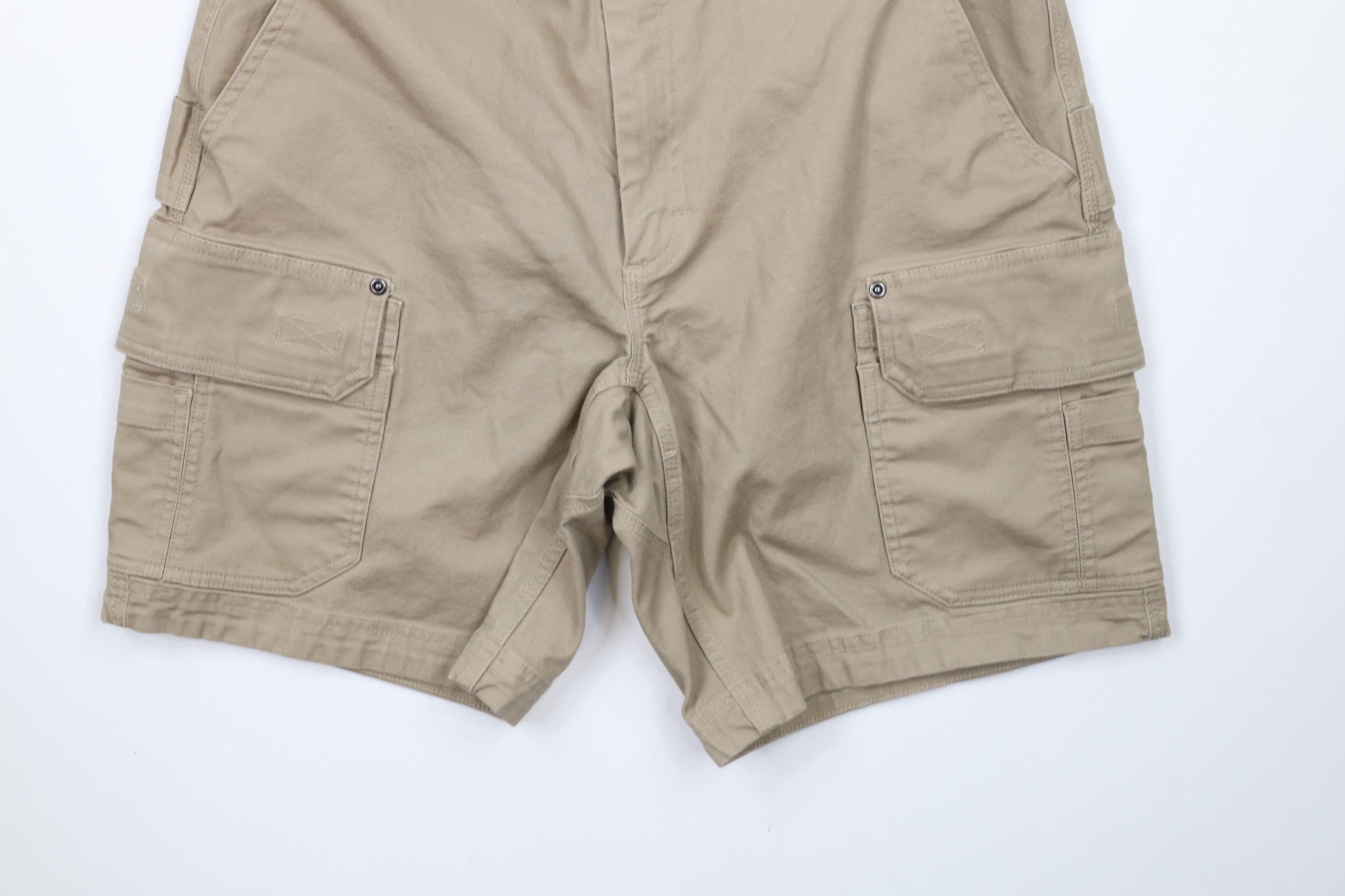 Duluth Trading Company × Vintage Duluth Trading Co Firehose Relaxed Fit Canvas Cargo Shorts Size US 34 / EU 50 - 4 Thumbnail