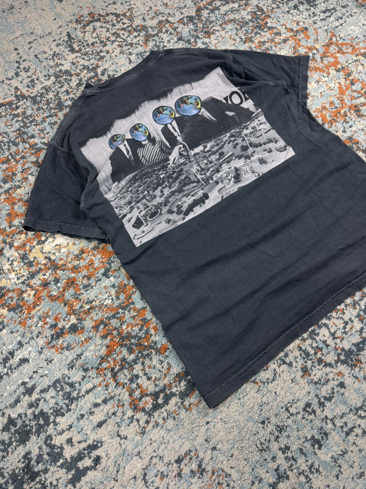 Travis Scott Rare Travis Scott Astroworld staff tee faded washed hype Size US M / EU 48-50 / 2 - 3 Thumbnail