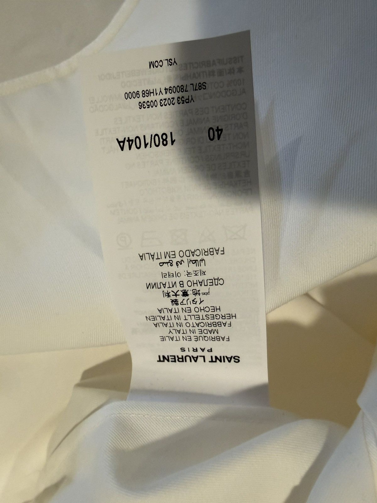 Saint Laurent Paris Saint laurent mens tuxedo shirt. 40/15.5/M. $1150 Size 40R - 9 Thumbnail