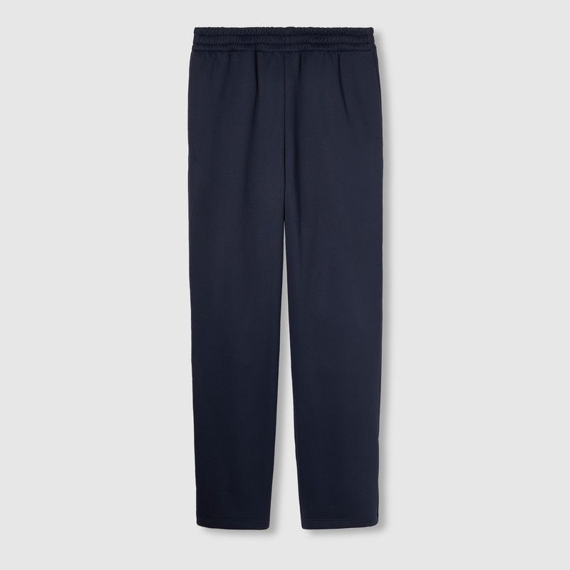 Gucci o1s1wg110226 Wide Leg Nylon Jersey Pants in Navy Size US 38 / EU 54 - 1 Thumbnail