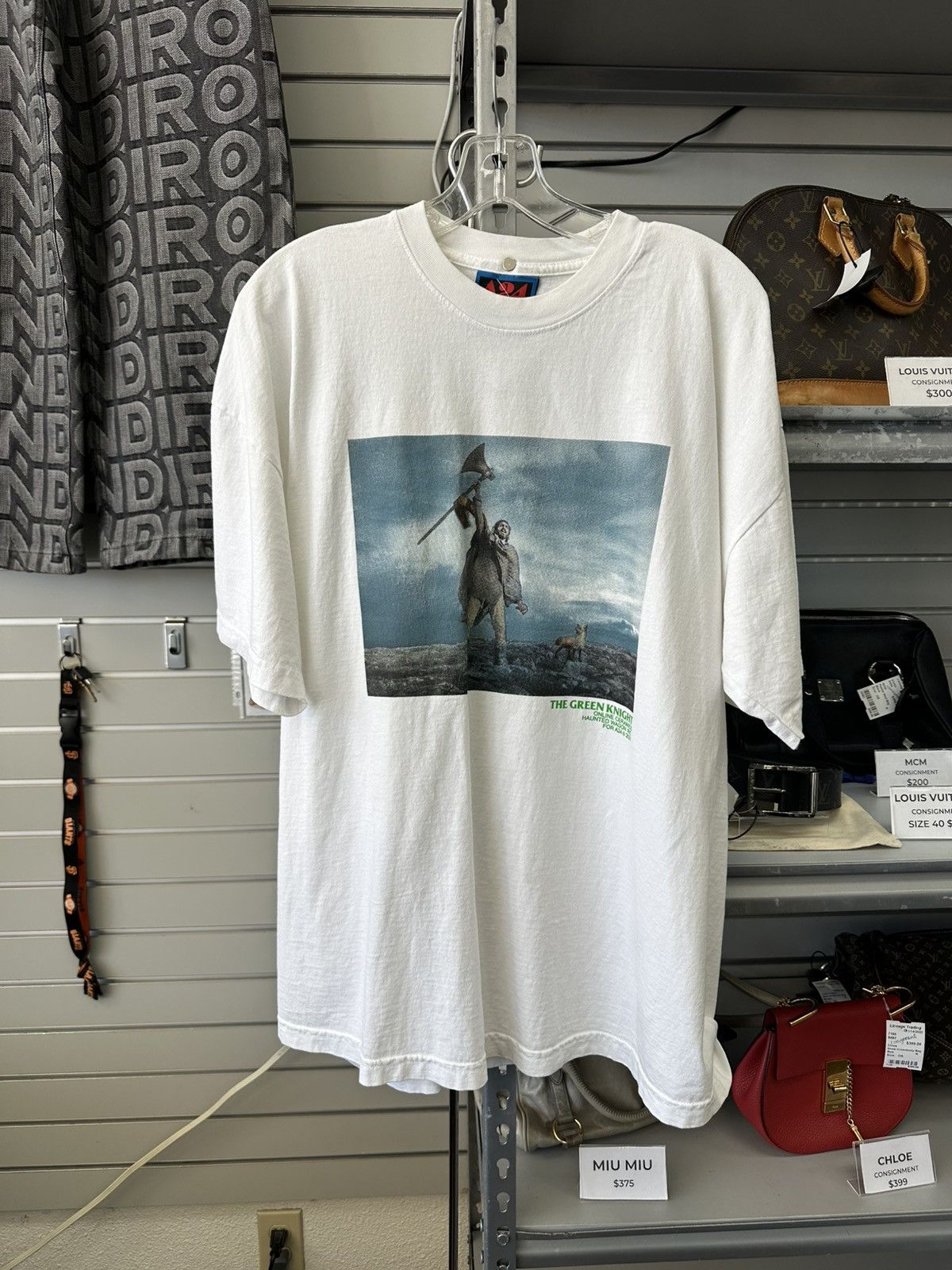 Online ceramics a24 green knight movie promo t-shirt white