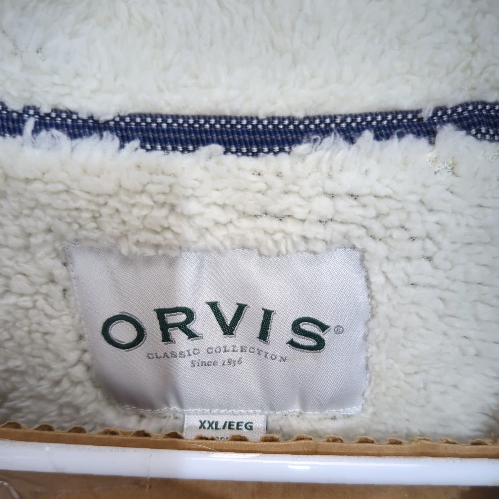 Orvis Orvis Pullover Sweater 2XL Men’s Blue Fleece Sherpa Lined 1/4 Zip Thick Casual Workwear Size US XXL / EU 58 / 5 - 3 Thumbnail