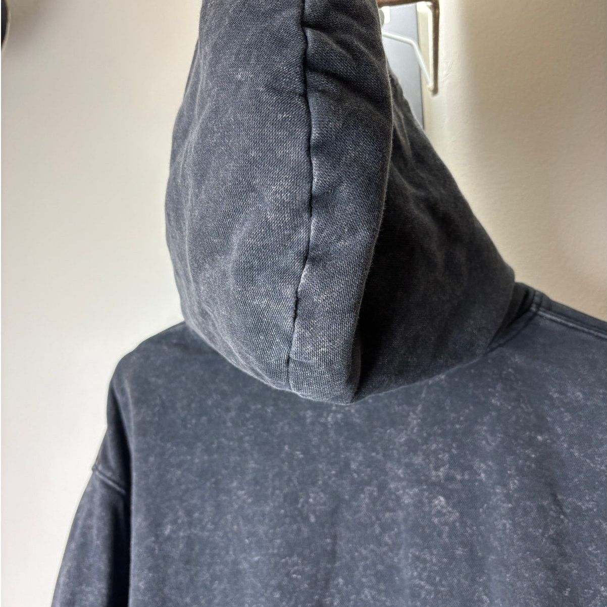 Nike Nike Women’s Center Check Swoosh Hoodie Acid Wash Black - M Size M / US 6-8 / IT 42-44 - 9 Thumbnail