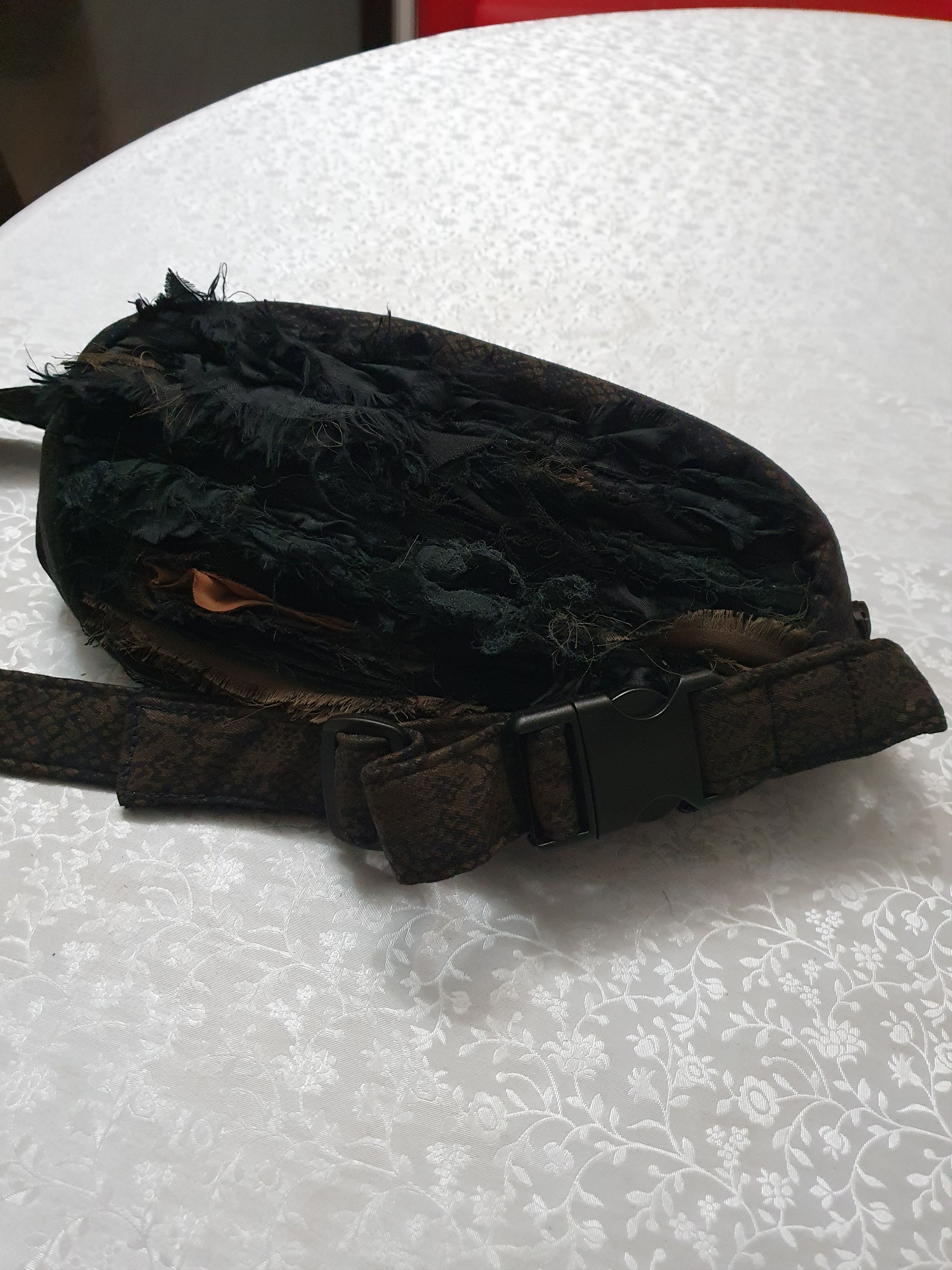 Japanese Brand 90's Vintage Y2k Fuzzy Distressed "Wild Sanke" 3d Camo Bag Size ONE SIZE - 5 Thumbnail