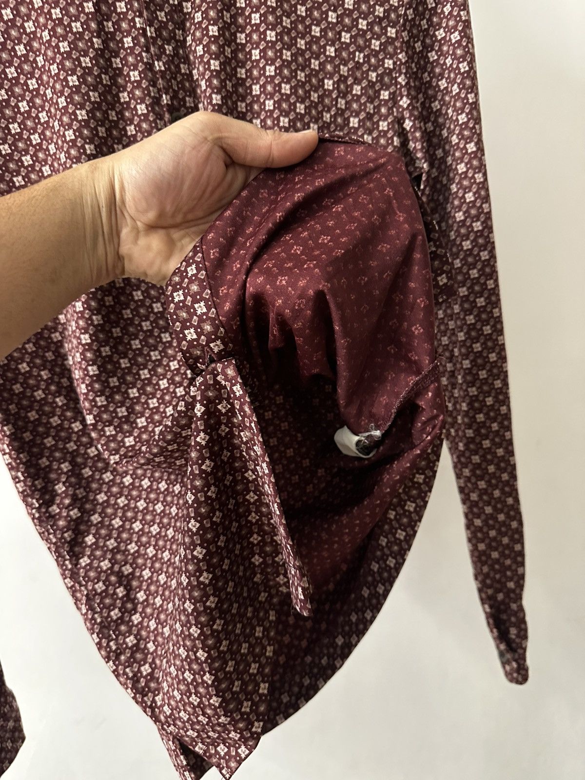 Japanese Brand × Tornado Mart Tornado Mart Maroon Floral Button Up Size US M / EU 48-50 / 2 - 5 Thumbnail