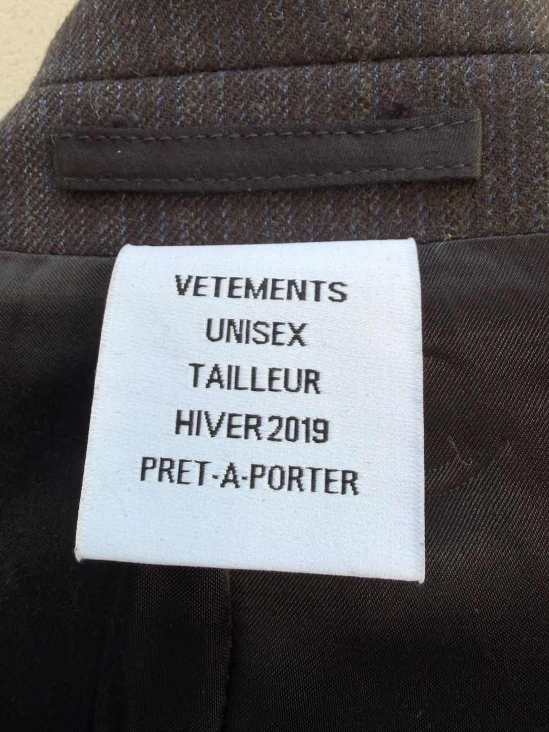 Vetements Vetements 19 Archive Inside Out Blazer Jacket Size US S / EU 44-46 / 1 - 4 Thumbnail