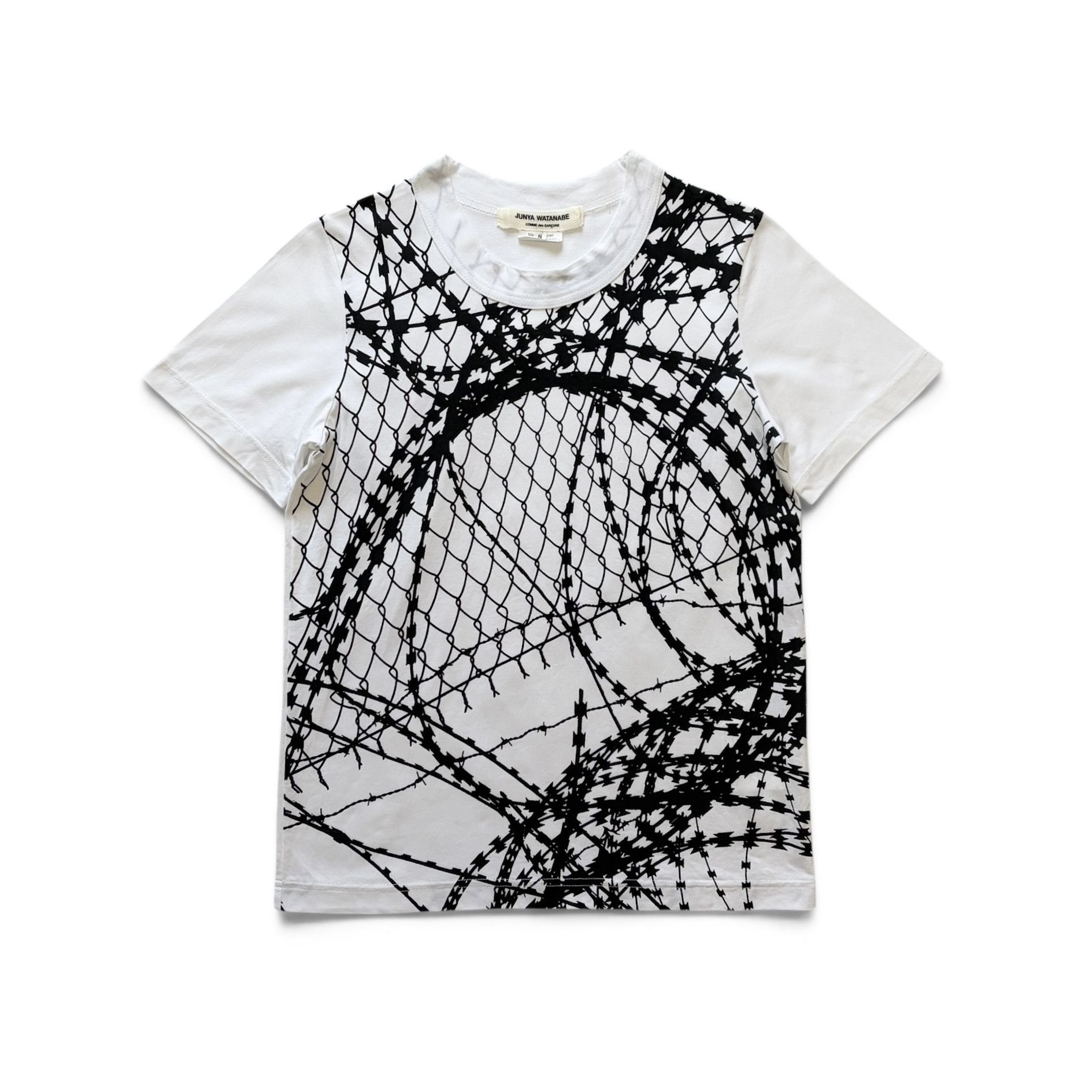 Junya Watanabe Junya Watanabe CDG archive anarchy tee in white