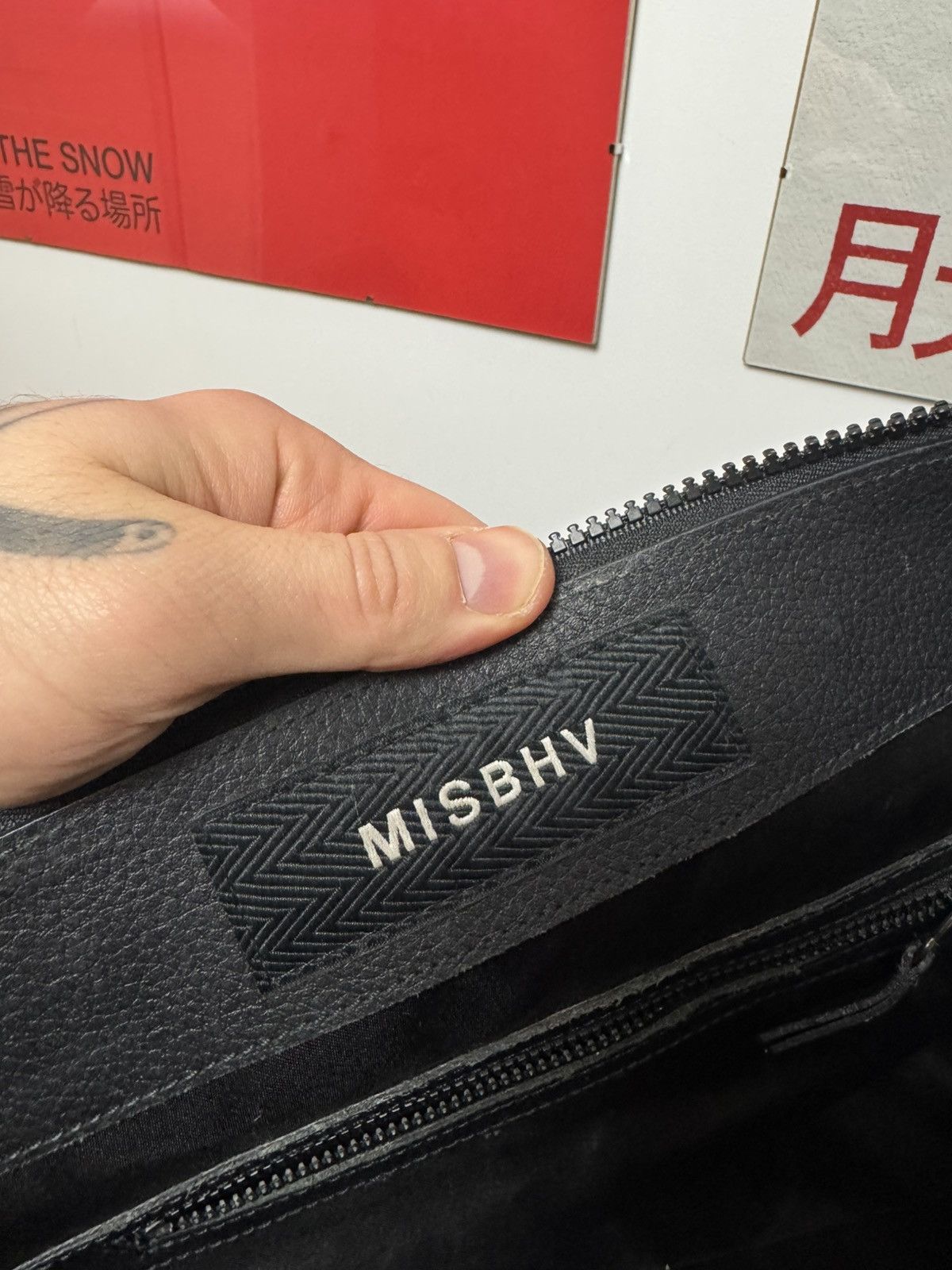 Misbhv MISBHV Designer Leather Hand Bag Do You Still Think Of Me? Size ONE SIZE - 8 Thumbnail