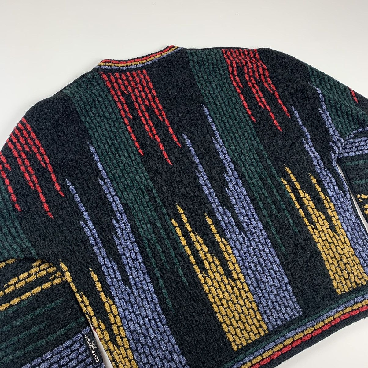 Carlo Colucci × Vintage Carlo Colucci multicolour knitwear sweater Size US L / EU 52-54 / 3 - 7 Thumbnail