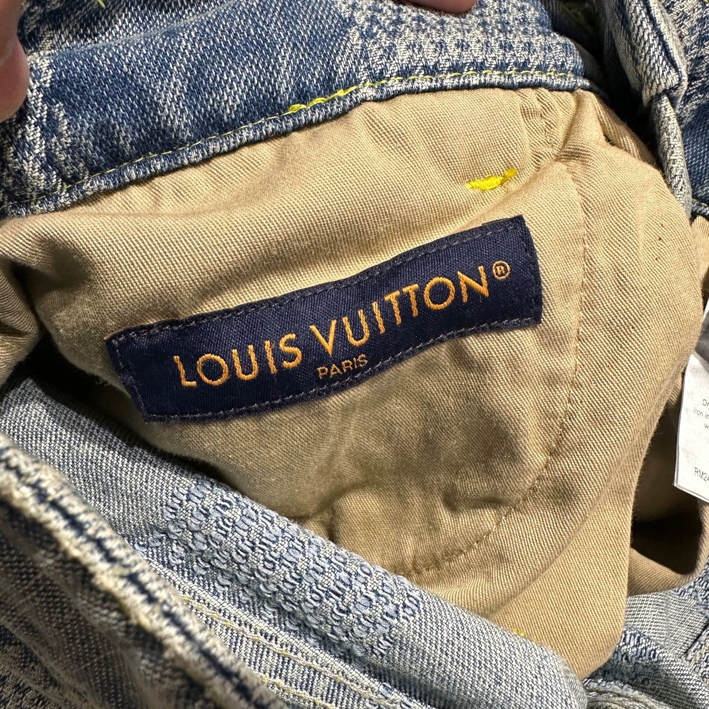Louis Vuitton Louis Vuitton P.W. Box Check Micro Flare Jeans 30 Cotton Size 30" / US 8 / IT 44 - 3 Thumbnail