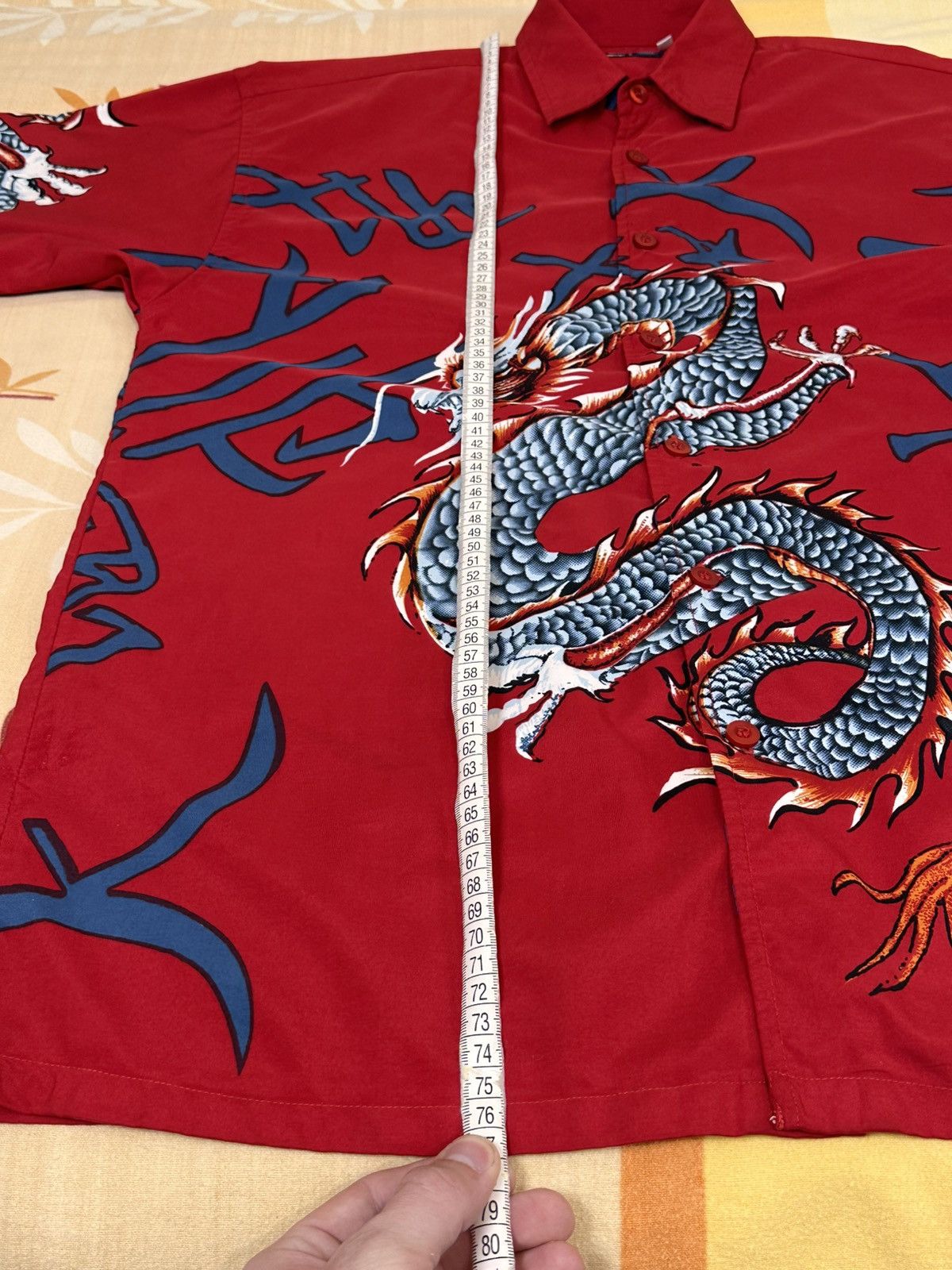 Affliction 🔥 Vintage 2000s Affliction Dragon Hawaiian Button Up Shirt Size US L / EU 52-54 / 3 - 12 Thumbnail