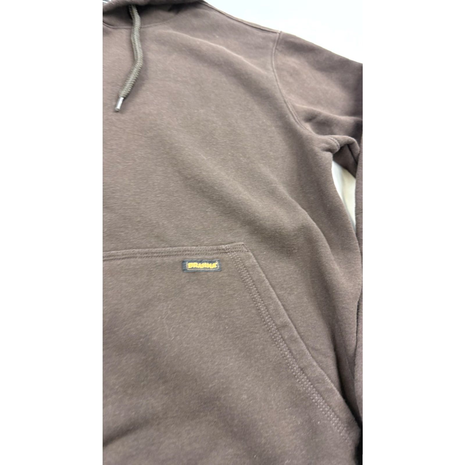 KangaROOS BRAHMA Hoodie Mens Small Brown Pullover Fleece Kangaroo Pocket Patch Sweatshirt Size US S / EU 44-46 / 1 - 3 Thumbnail