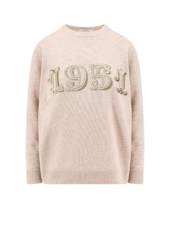 Max Mara MAX MARA Women Sweater 2421366222600 026 Beige Size M / US 6-8 / IT 42-44 - 1 Thumbnail
