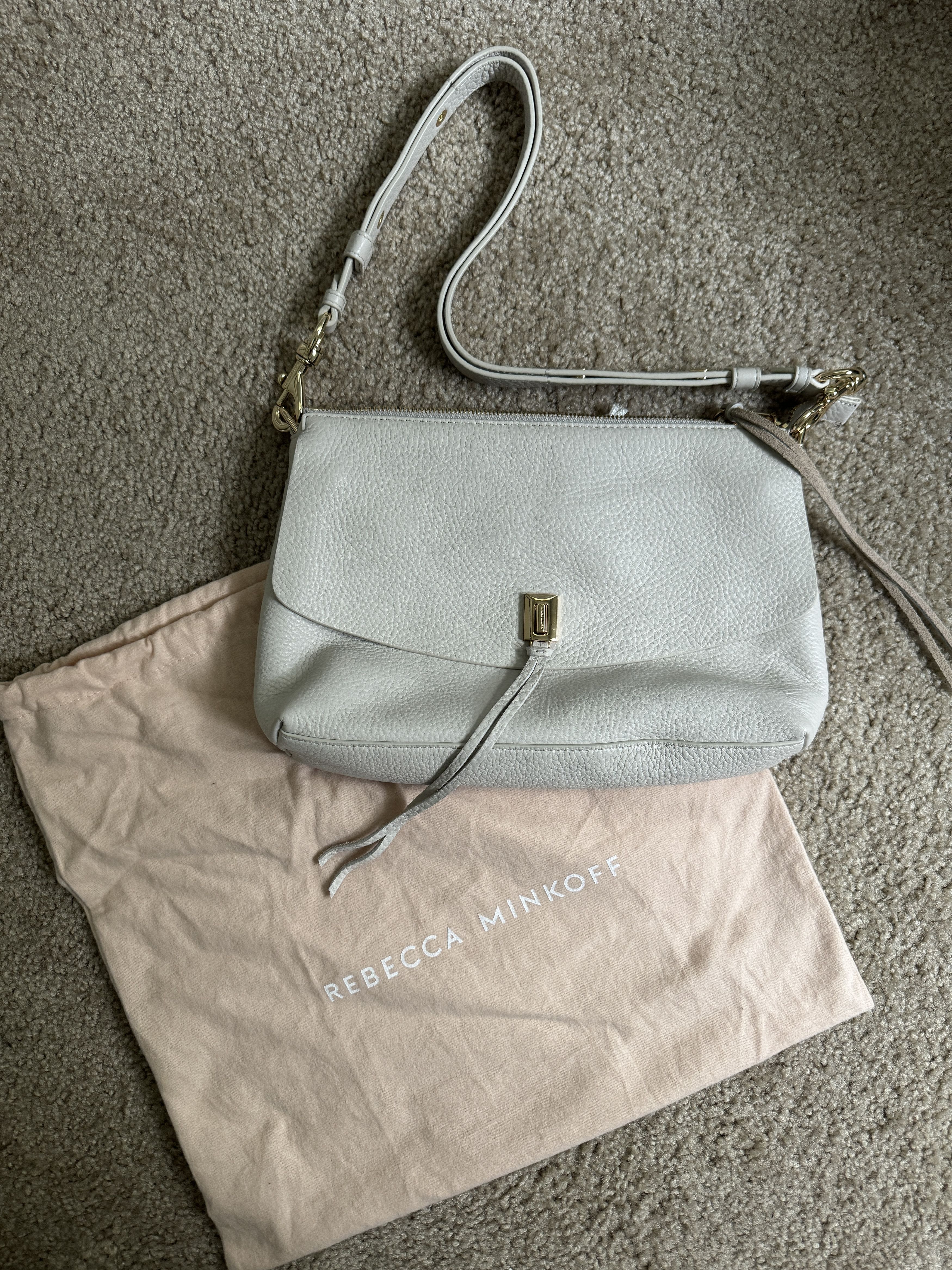 Rebecca Minkoff Darren Zip Leather Shoulder Bag Size ONE SIZE - 2 Thumbnail