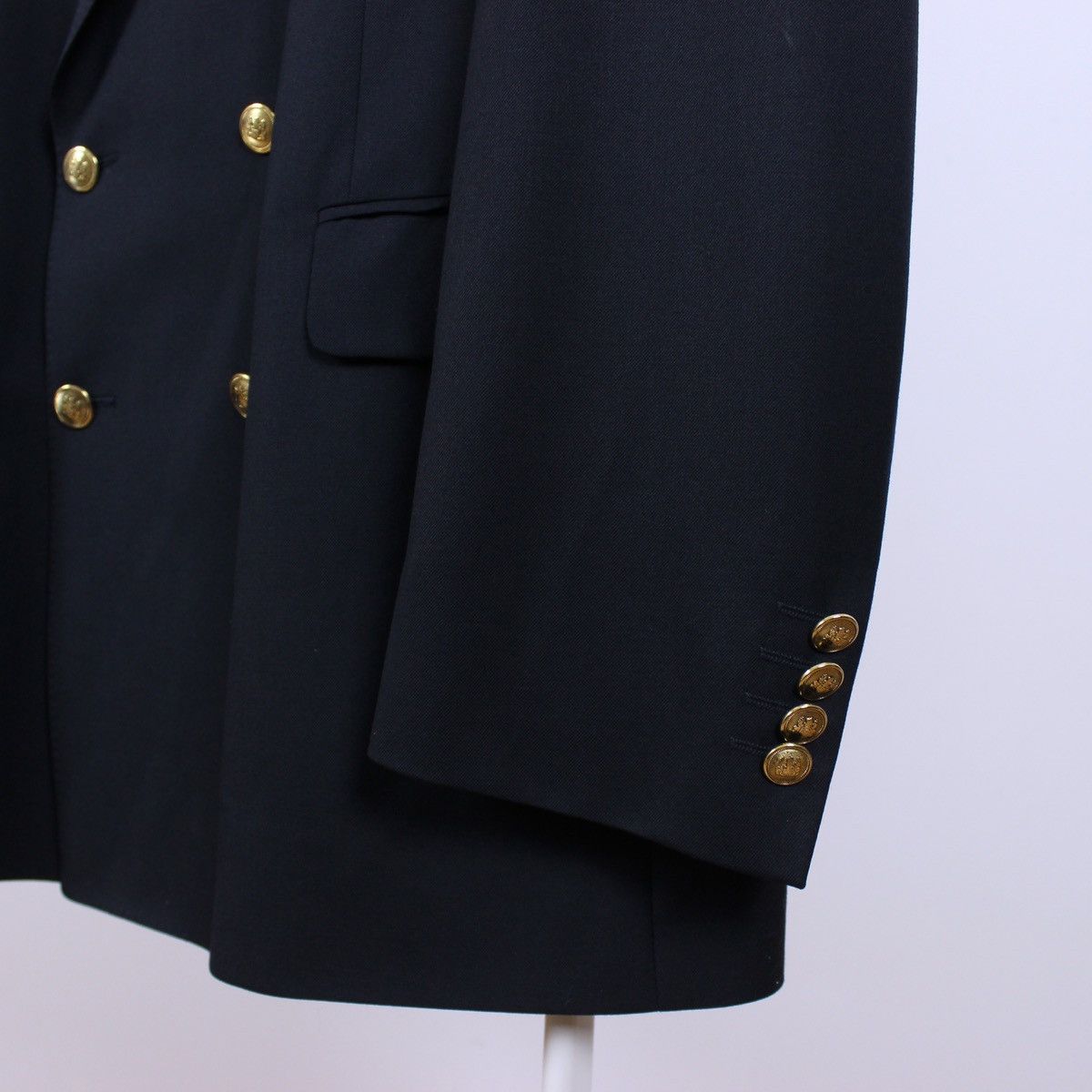 Aquascutum Aquscutum Double Breasted Metal Buttons Blazer Size 46R - 4 Thumbnail
