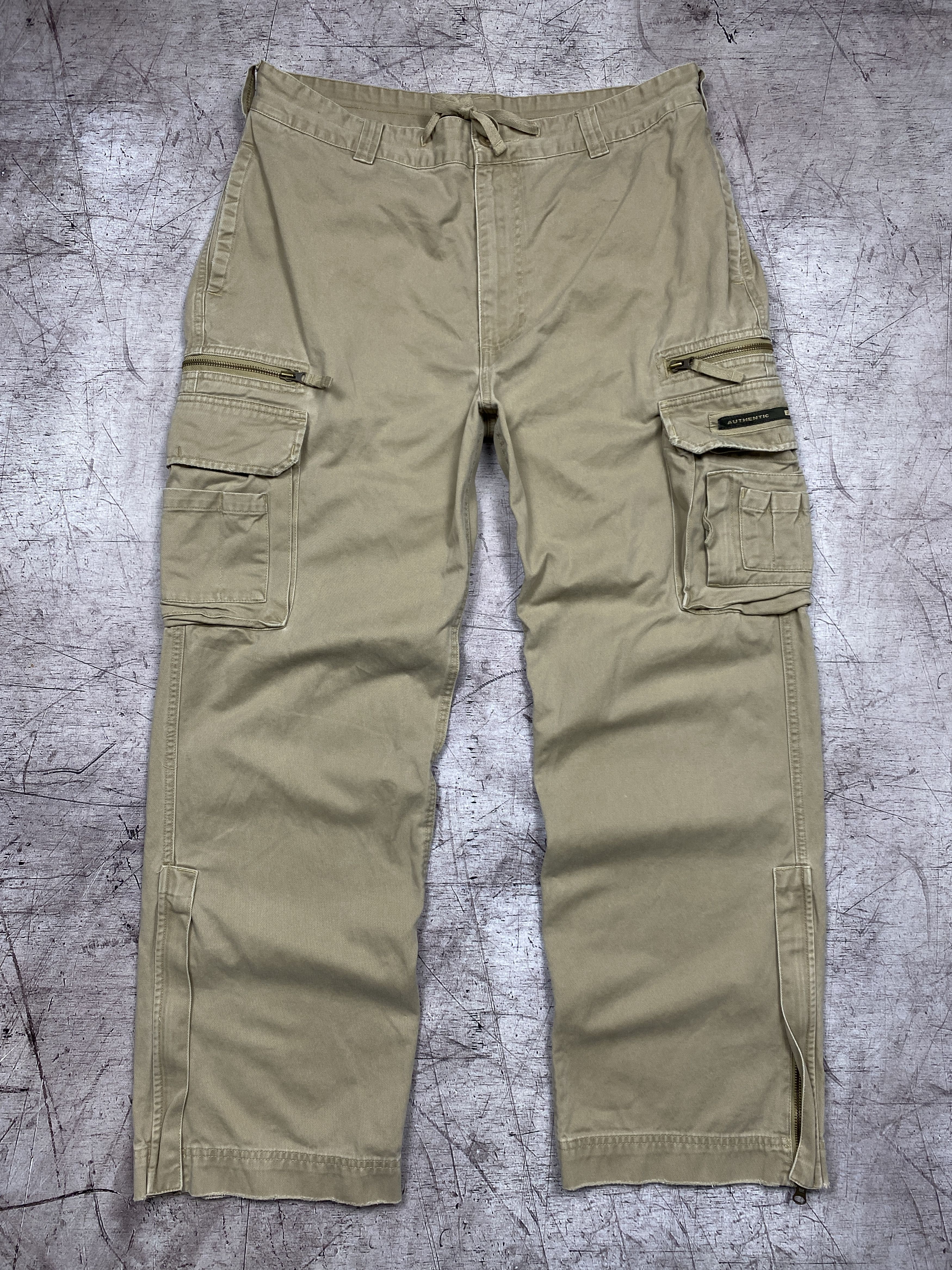 Vintage Military Baggy Cargo Pants Y2K Multipocket