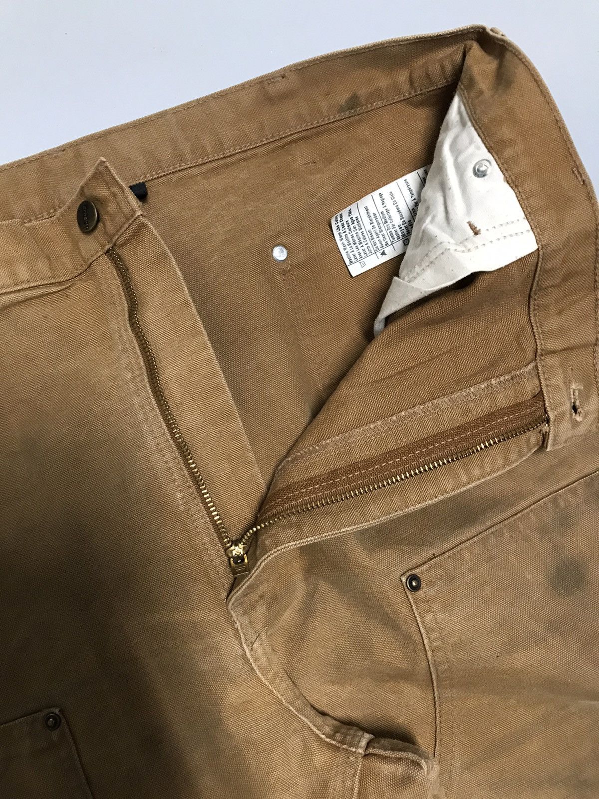 Carhartt Vintage carhartt B136 BRN dusty double knee workwear Size US 40 / EU 56 - 8 Thumbnail