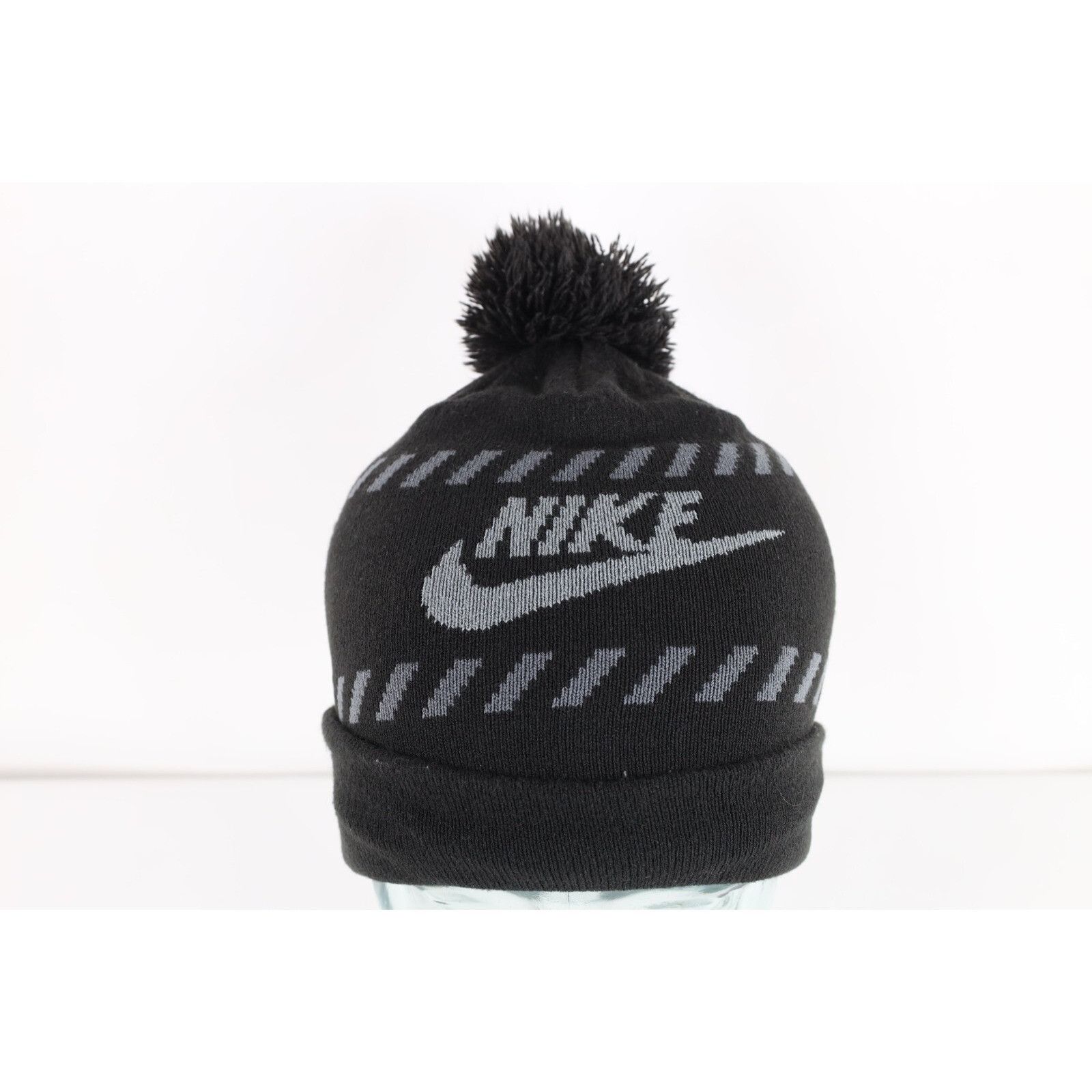 Nike Vintage Y2K Nike Travis Scott Mini Swoosh Pom Beanie Hat Size ONE SIZE - 1 Thumbnail