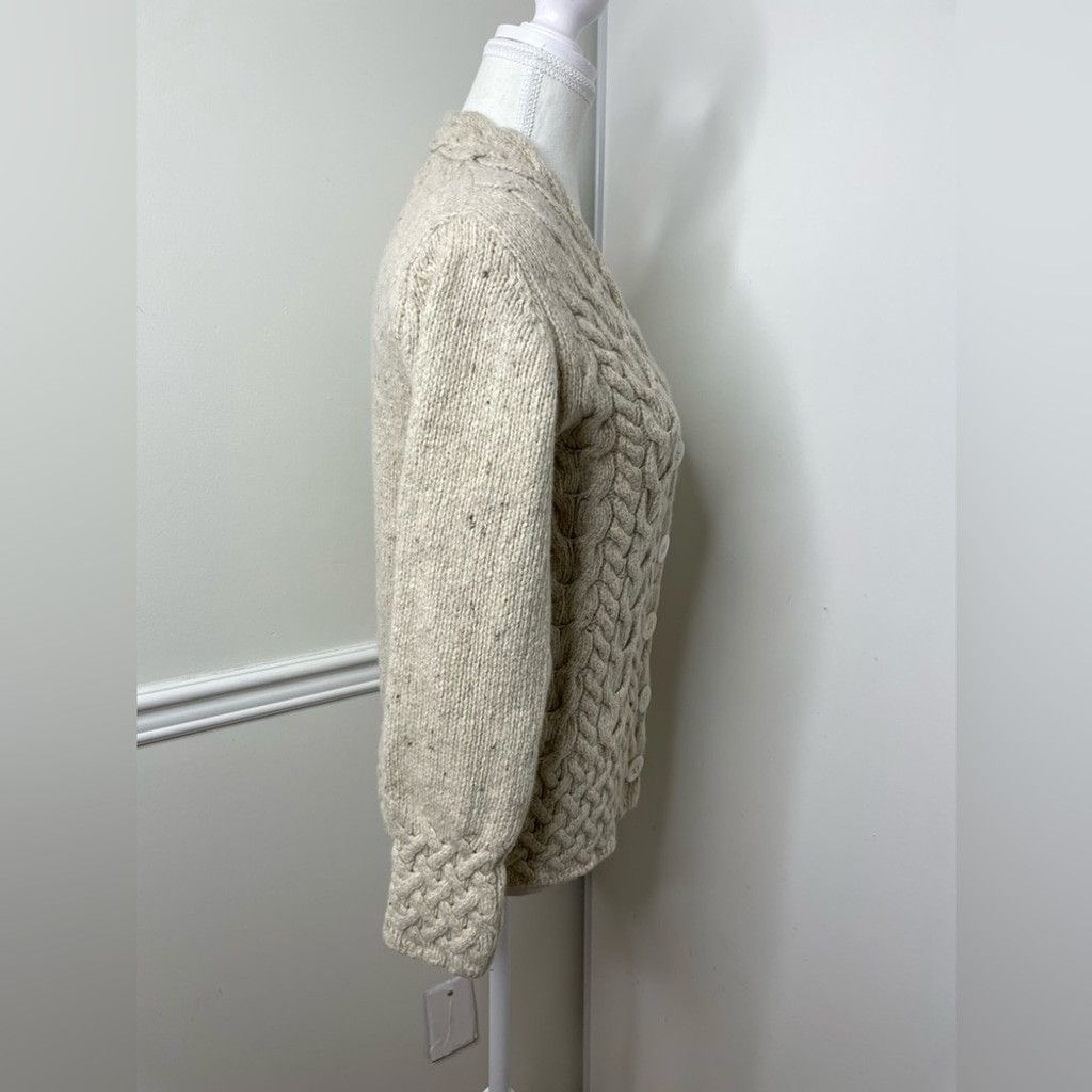 Other IrelandsEye Wool Cashmere Horseshoe Cable Cardigan M Size M / US 6-8 / IT 42-44 - 10 Thumbnail