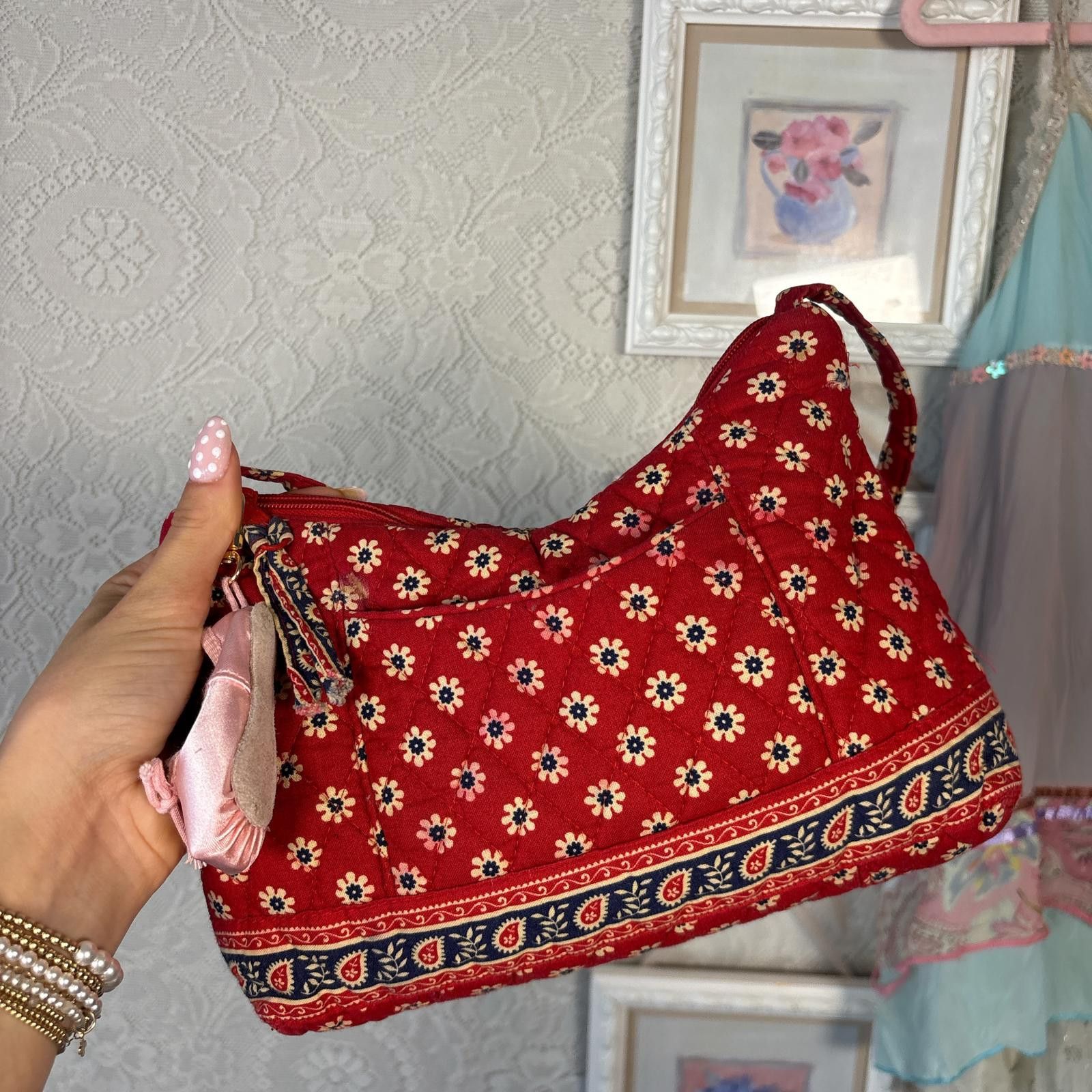 Other vintage red quilted vera bradley purse Size ONE SIZE - 5 Thumbnail