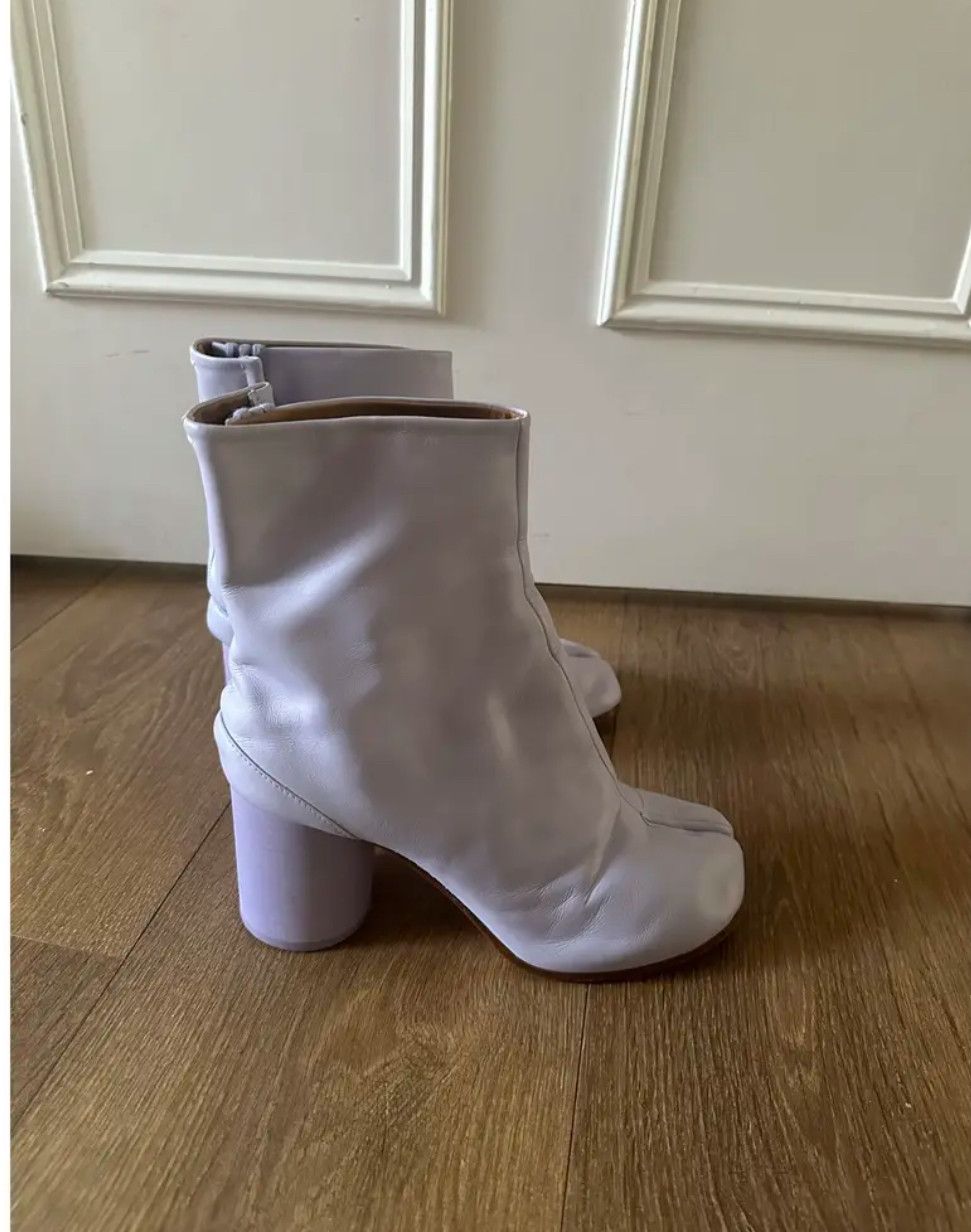 Maison Margiela Tabi ankle boots in lilac Size US 8 / IT 38 - 2 Thumbnail