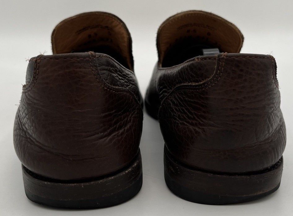 Tecovas Tecovas The Monterrey Slip on Loafer Brown Bison Leather 8.5 Size US 8.5 / EU 41-42 - 3 Thumbnail