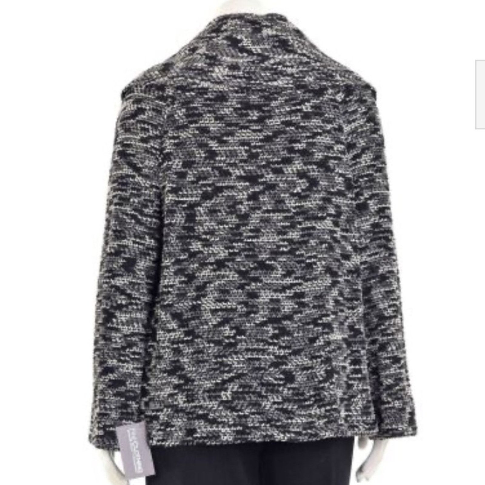 St. John St John Collection Black & Gray Boucle Sweater Jacket 4 Size S / US 4 / IT 40 - 6 Thumbnail