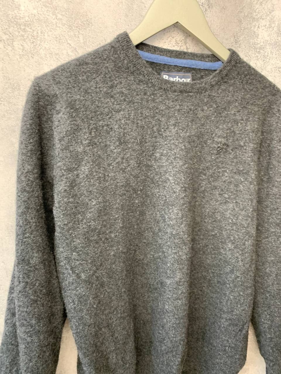 Barbour × Vintage Barbour 100% Wool Crew neck Sweater Jumper Pullover Size US M / EU 48-50 / 2 - 3 Thumbnail
