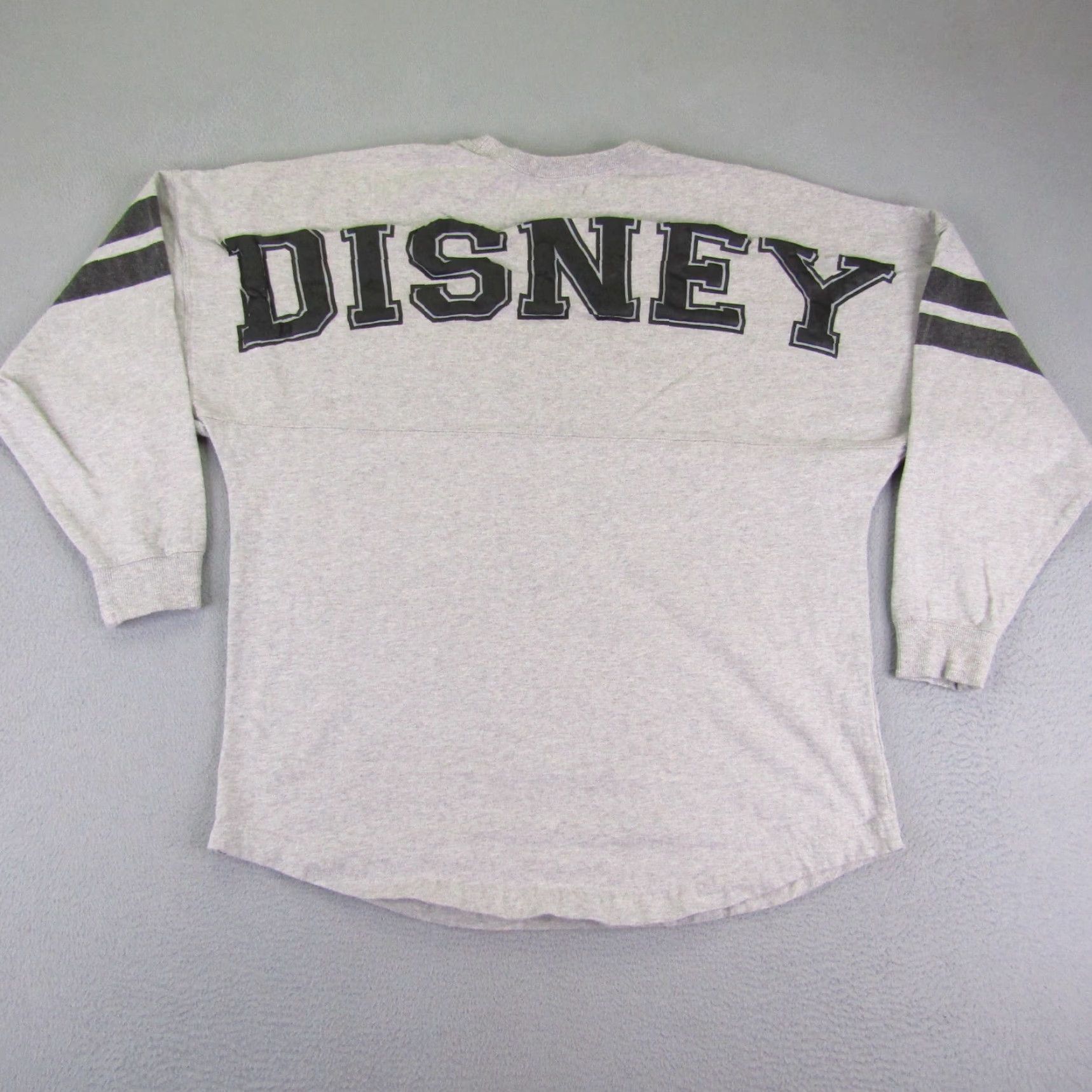 Disney VINTAGE Disney Men’s T-Shirt Crewneck S Gray Mickey Mouse Puff Print Logo 90s Style Size US S / EU 44-46 / 1 - 4 Thumbnail