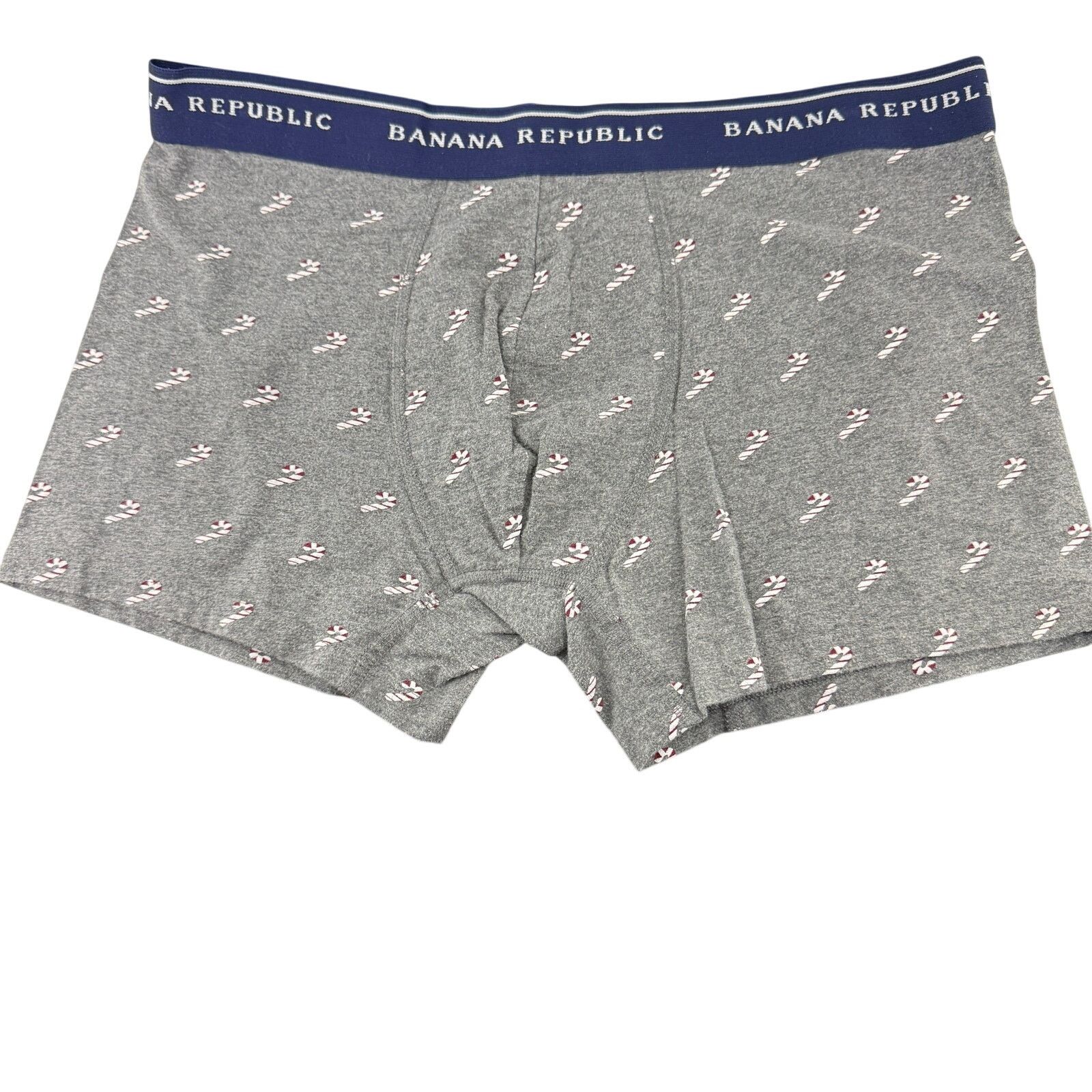 Banana Republic Banana Republic Candycane White Grey Mens Boxer Size Medium Size ONE SIZE - 1 Thumbnail