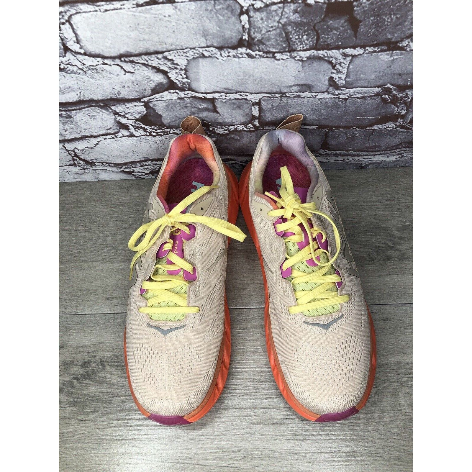 Hoka Hoka One One Elevon 2 Mental Health Sand Camelia Running Sho Size US 12 / IT 42 - 12 Thumbnail