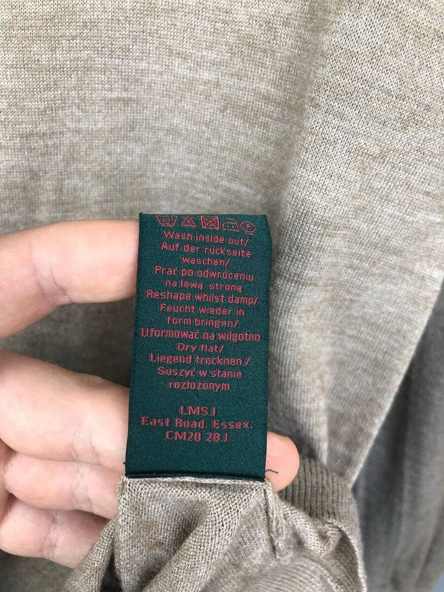 Katharine Hamnett London Hamnett London Crew Neck Merino Wool Long Sleeve Turquoise Size US S / EU 44-46 / 1 - 6 Thumbnail