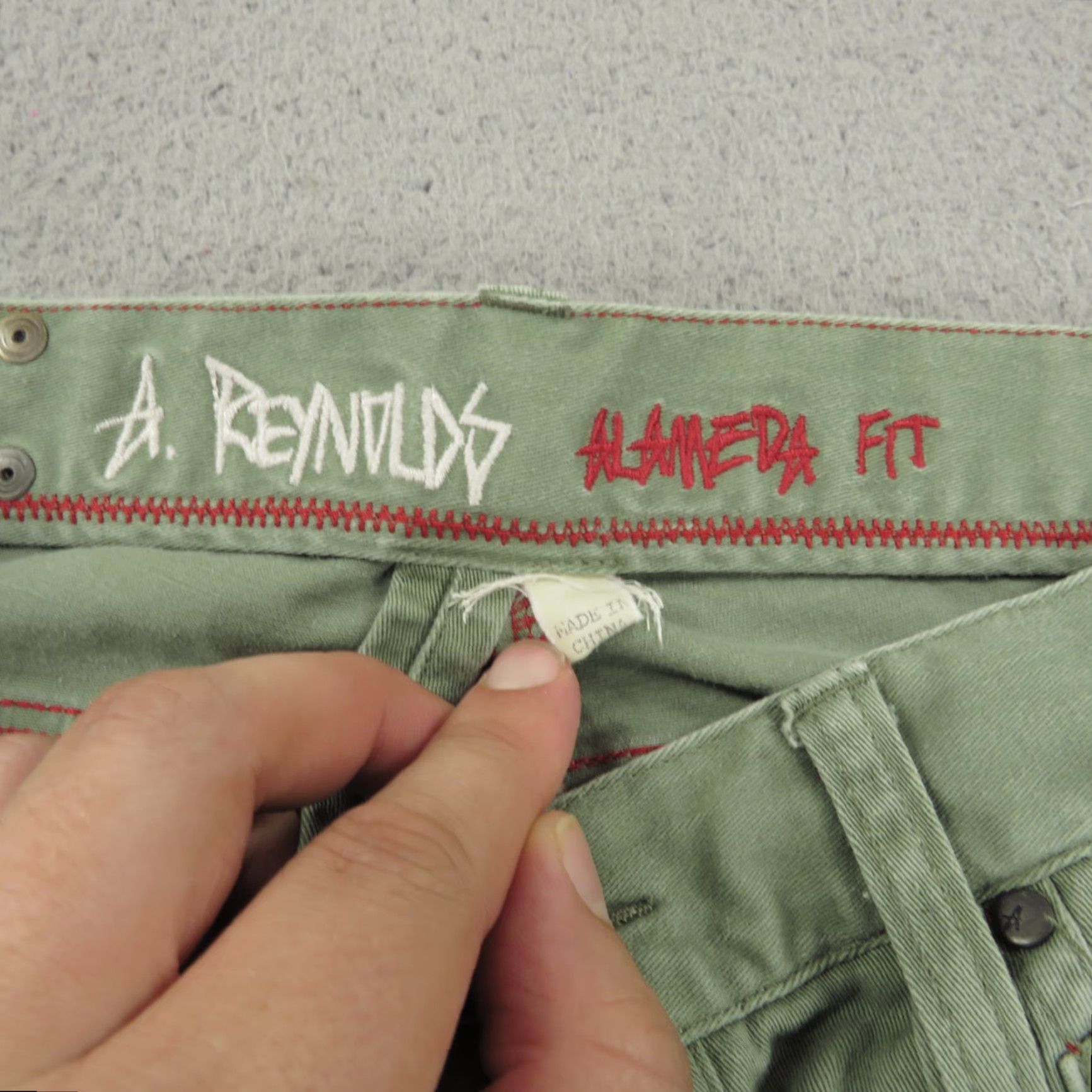 Altamont VINTAGE Altamont Jeans Mens 30x30 Andrew Reynolds Alameda Fit Green Signature Skater Y2K Size US 30 / EU 46 - 6 Thumbnail