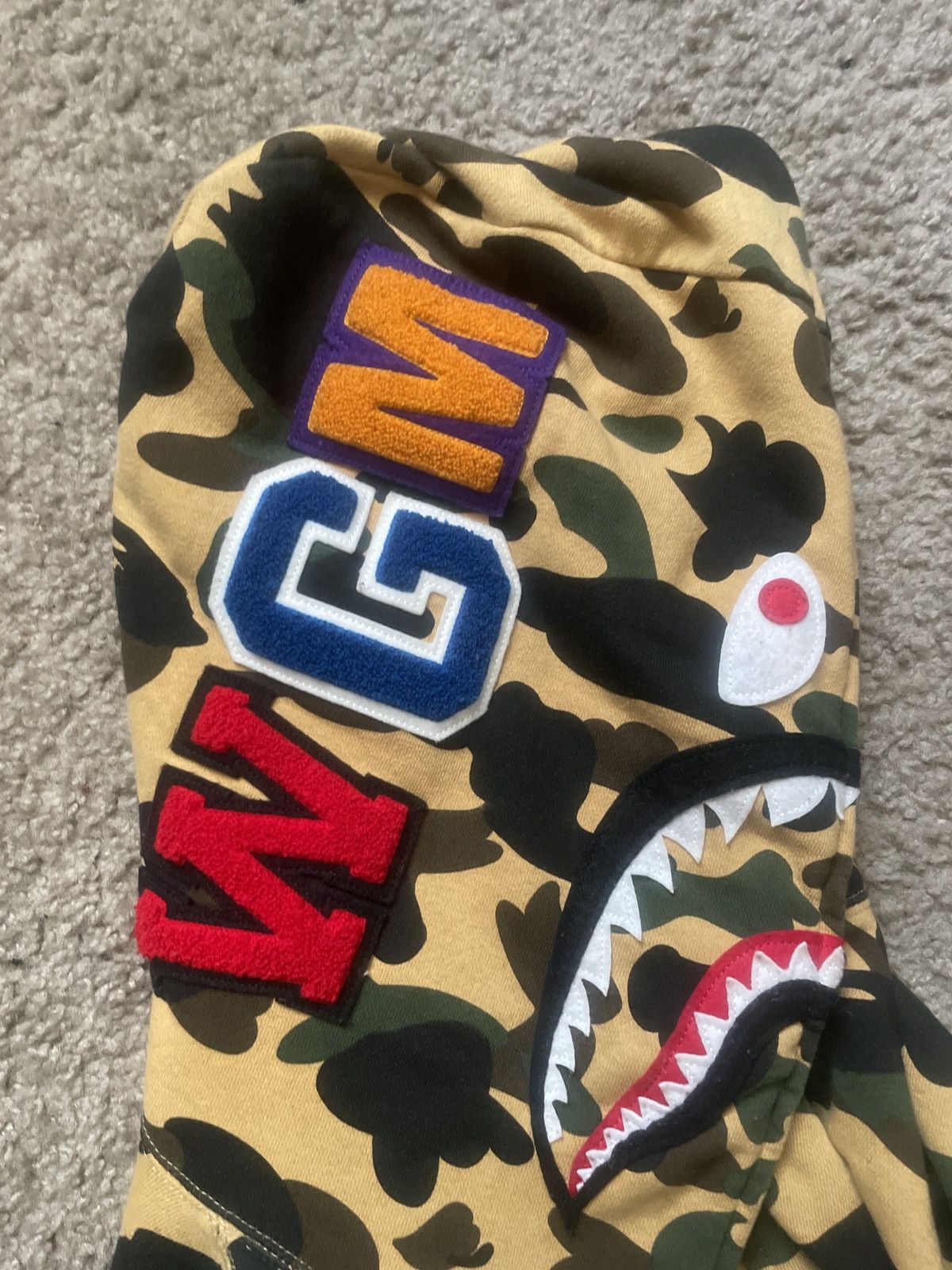 Japanese Brand × Vintage Bape WGM Hoodie Size US L / EU 52-54 / 3 - 3 Thumbnail