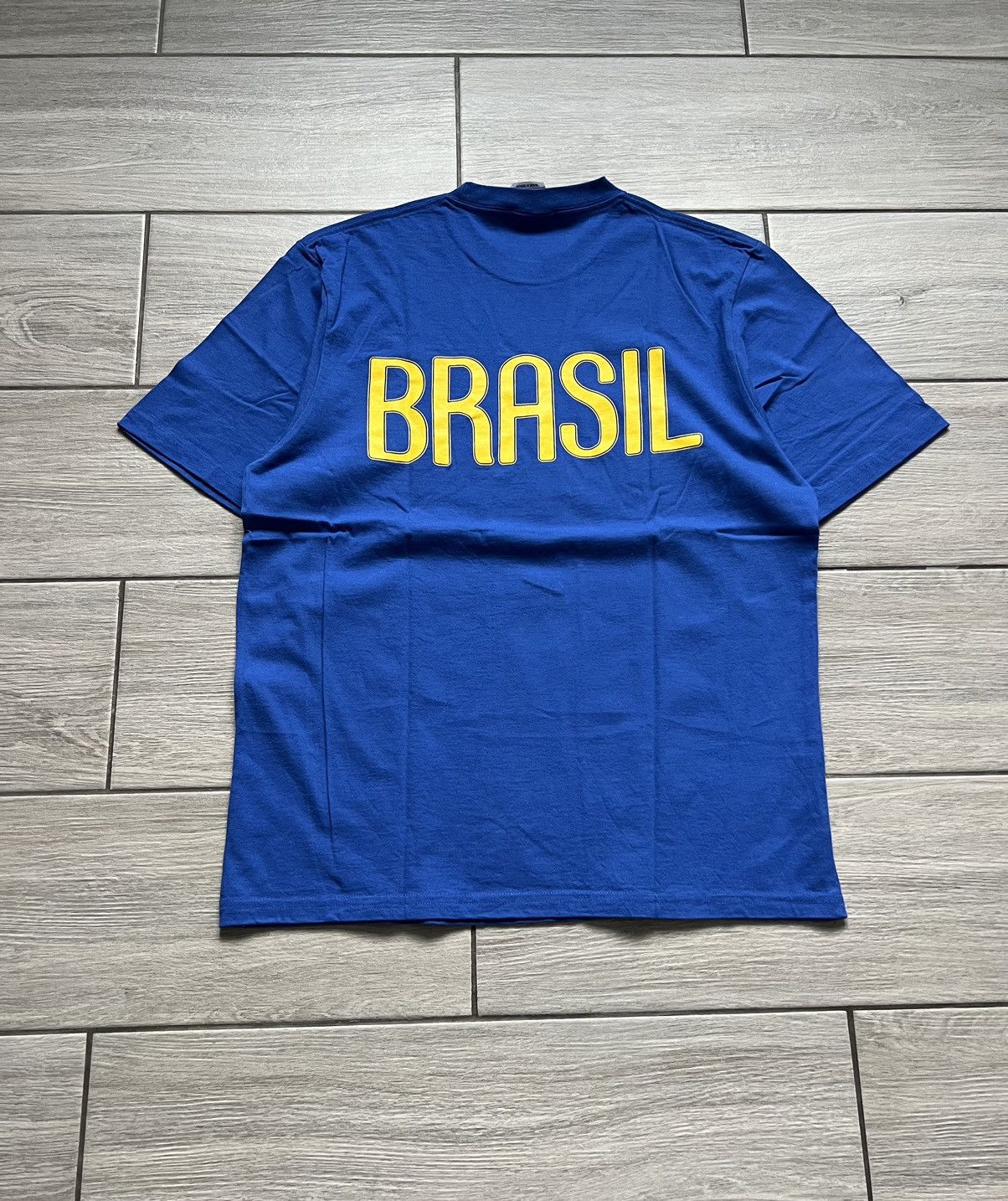 Nike × Vintage Nike Brazil Vintage Soccer Jersey Football T-Shirt Size US M / EU 48-50 / 2 - 4 Thumbnail