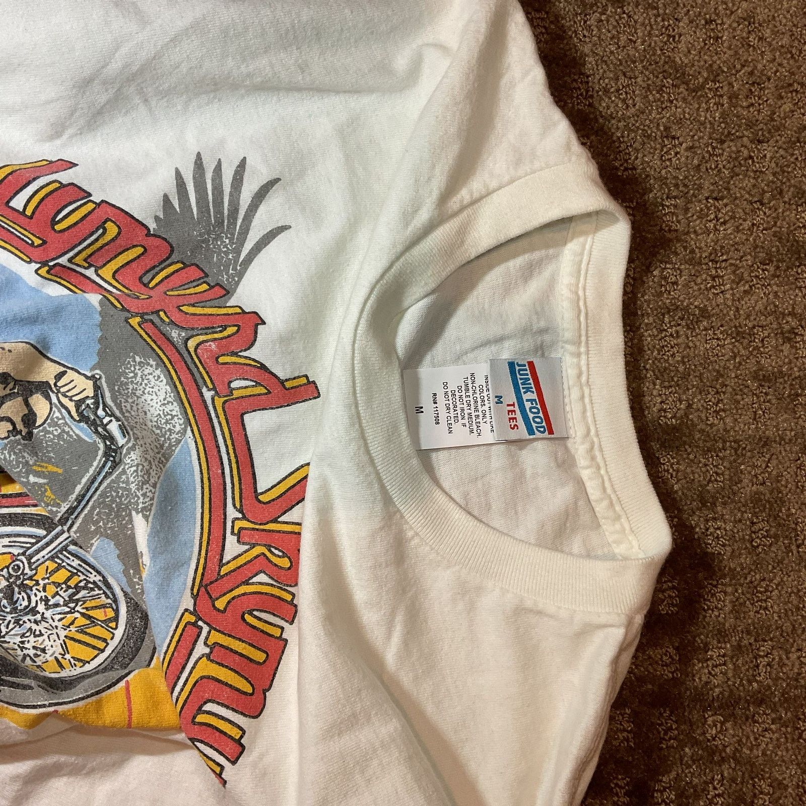 Junk Food 🎸 Vintage Style Lynyrd Skynyrd Graphic T-Shirt (Size M) Size US M / EU 48-50 / 2 - 3 Thumbnail