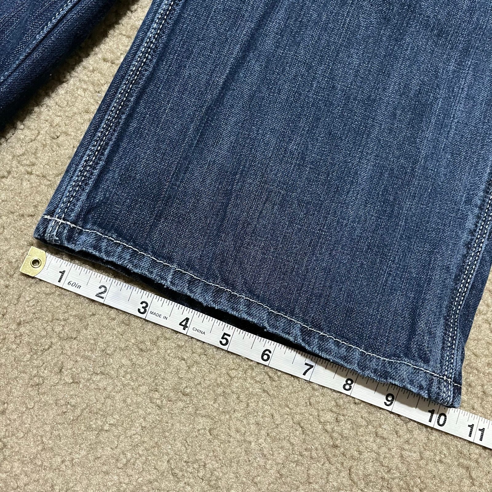 Old Navy Old Navy Painters Baggy Skater Wide Leg Dark Jeans 34Wx32L Size US 34 / EU 50 - 8 Thumbnail