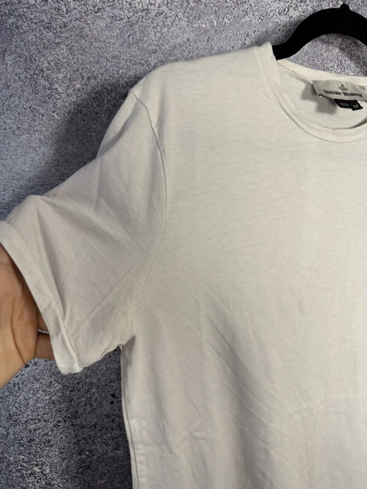 Vintage × Vivienne Westwood Vintage Vivienne Westwood Logos White Tee Oldmoney M size Size US M / EU 48-50 / 2 - 12 Thumbnail