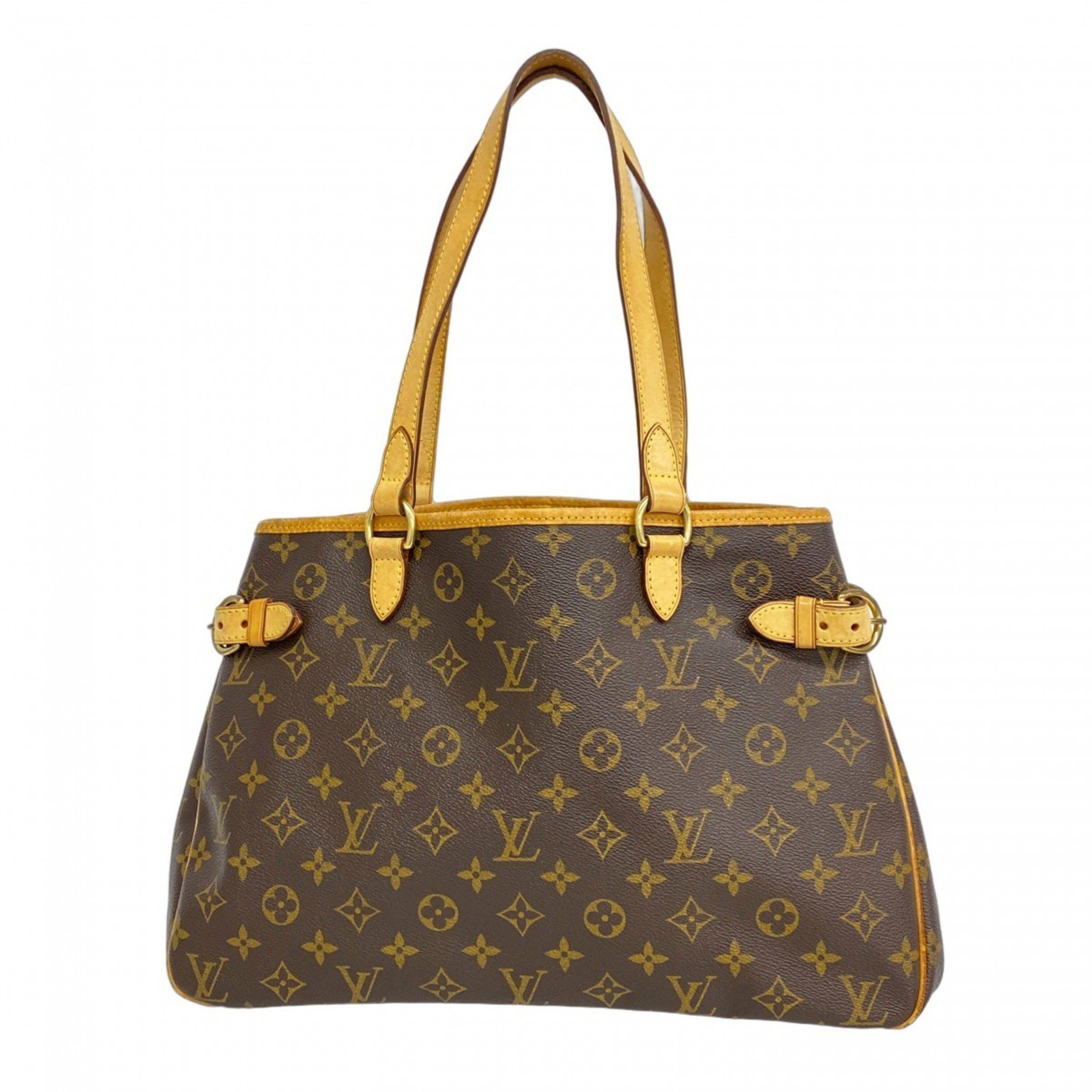 Louis Vuitton Shoulder Bag Monogram Batignolles Horizontal M51154 Brown Women's