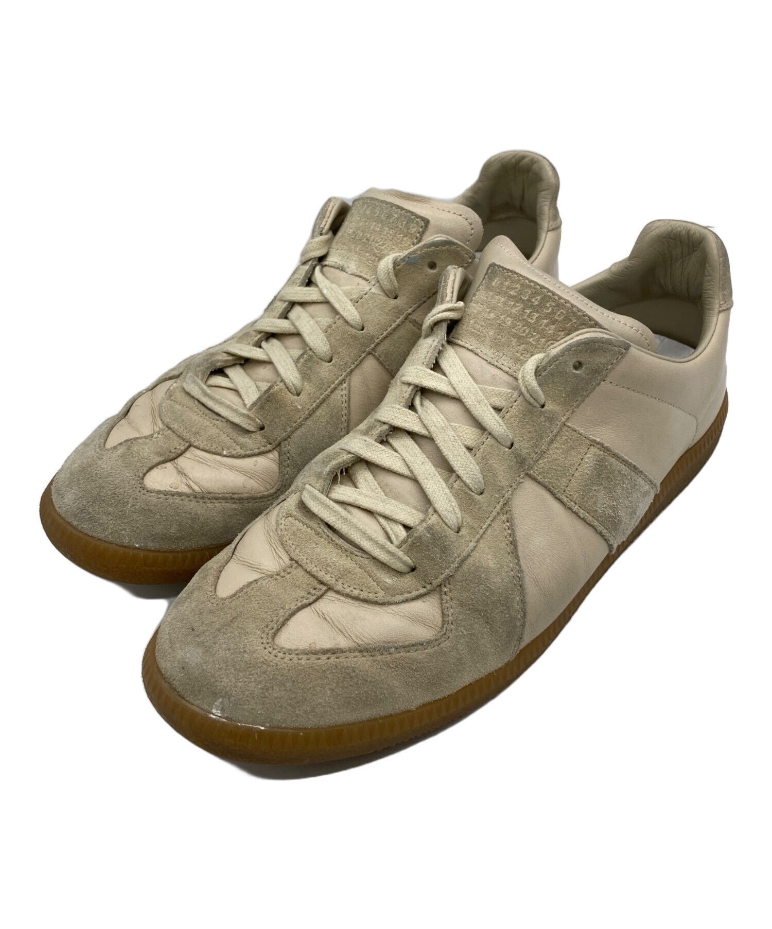 Maison Margiela Maison Margiela Low Top German Trainers Beige 42 Size US 9 / EU 42 - 1 Thumbnail