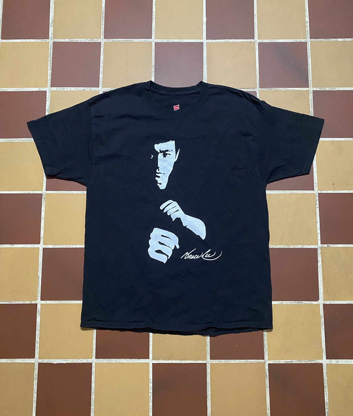 Vintage 🔥Rare🔥Vintage Bruce Lee T-Shirt Size US XL / EU 56 / 4 - 1 Thumbnail