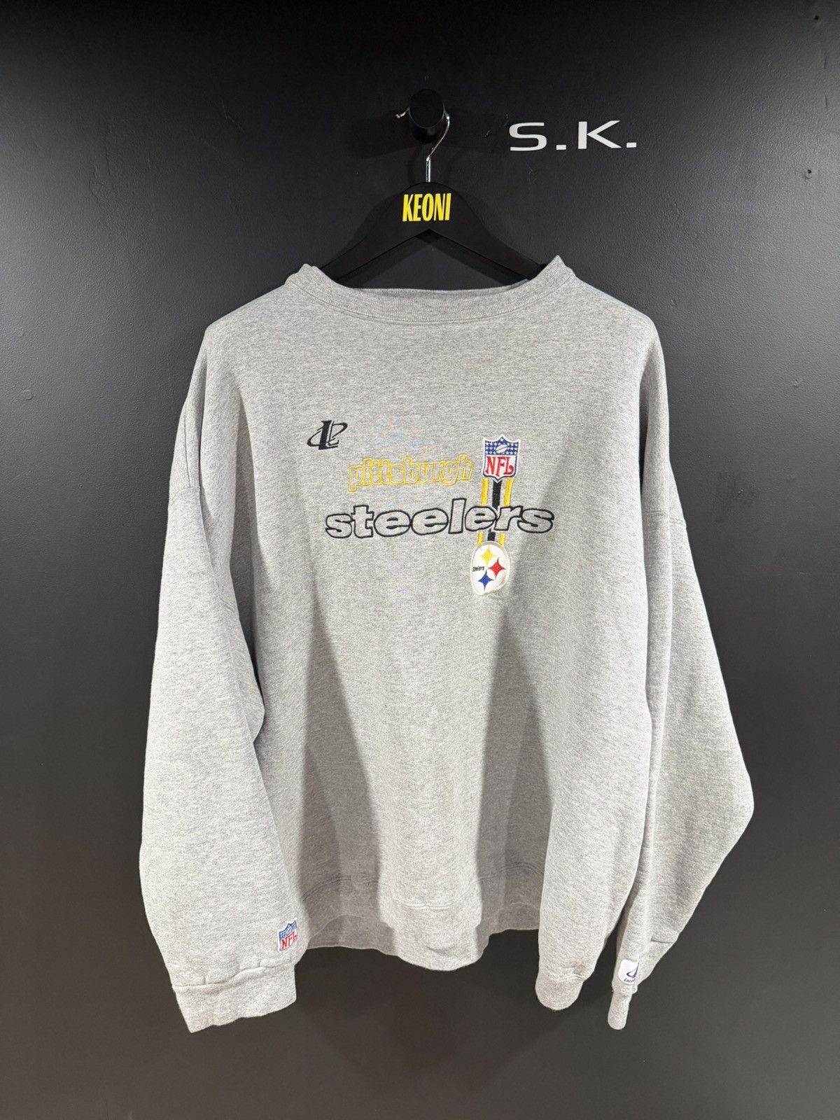 Vintage 1990s Vintage Pittsburgh Steelers Grunge NFL Sweatshirt XXL Size US XXL / EU 58 / 5 - 1 Thumbnail