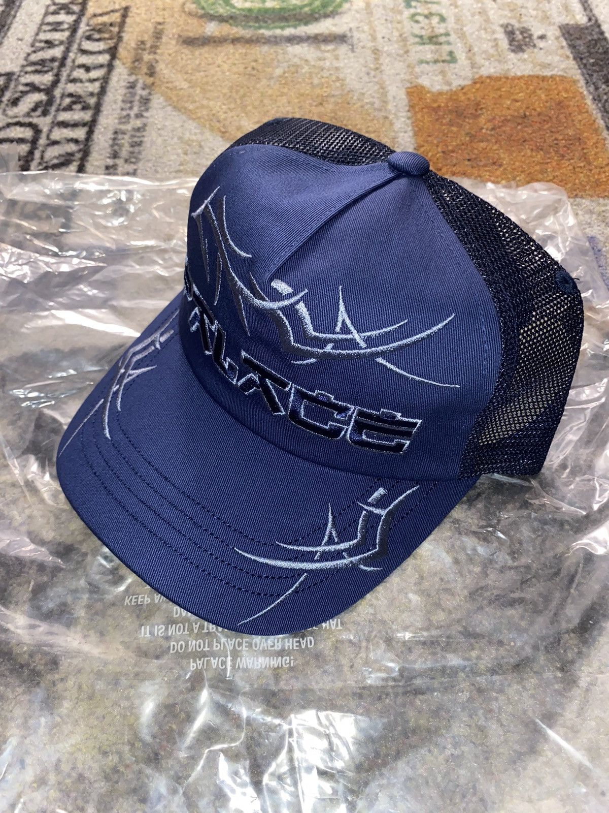 image of Palace Tribal Trucker Hat in Navy, Men's