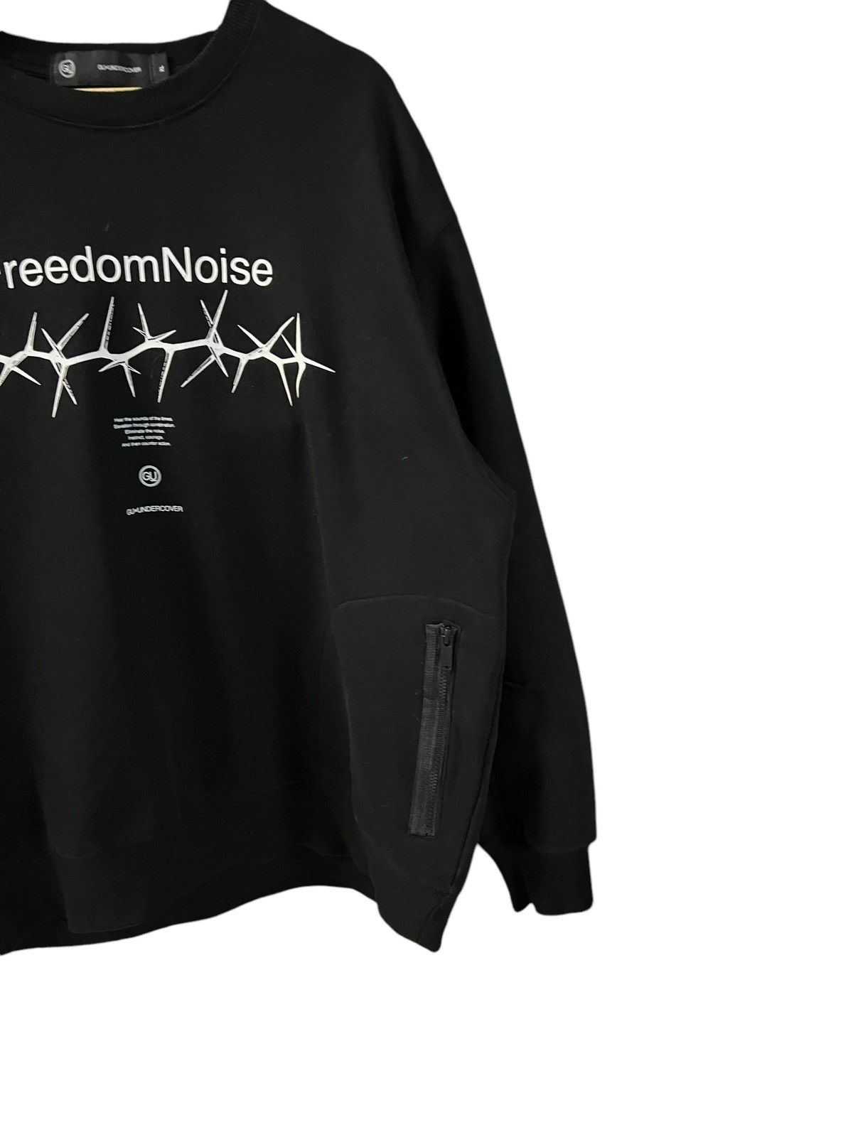 GU × Jun Takahashi × Undercover GU X UNDERCOVER FREEDOM NOICE SWEATSHIRT VERY RARE Size US XL / EU 56 / 4 - 4 Thumbnail