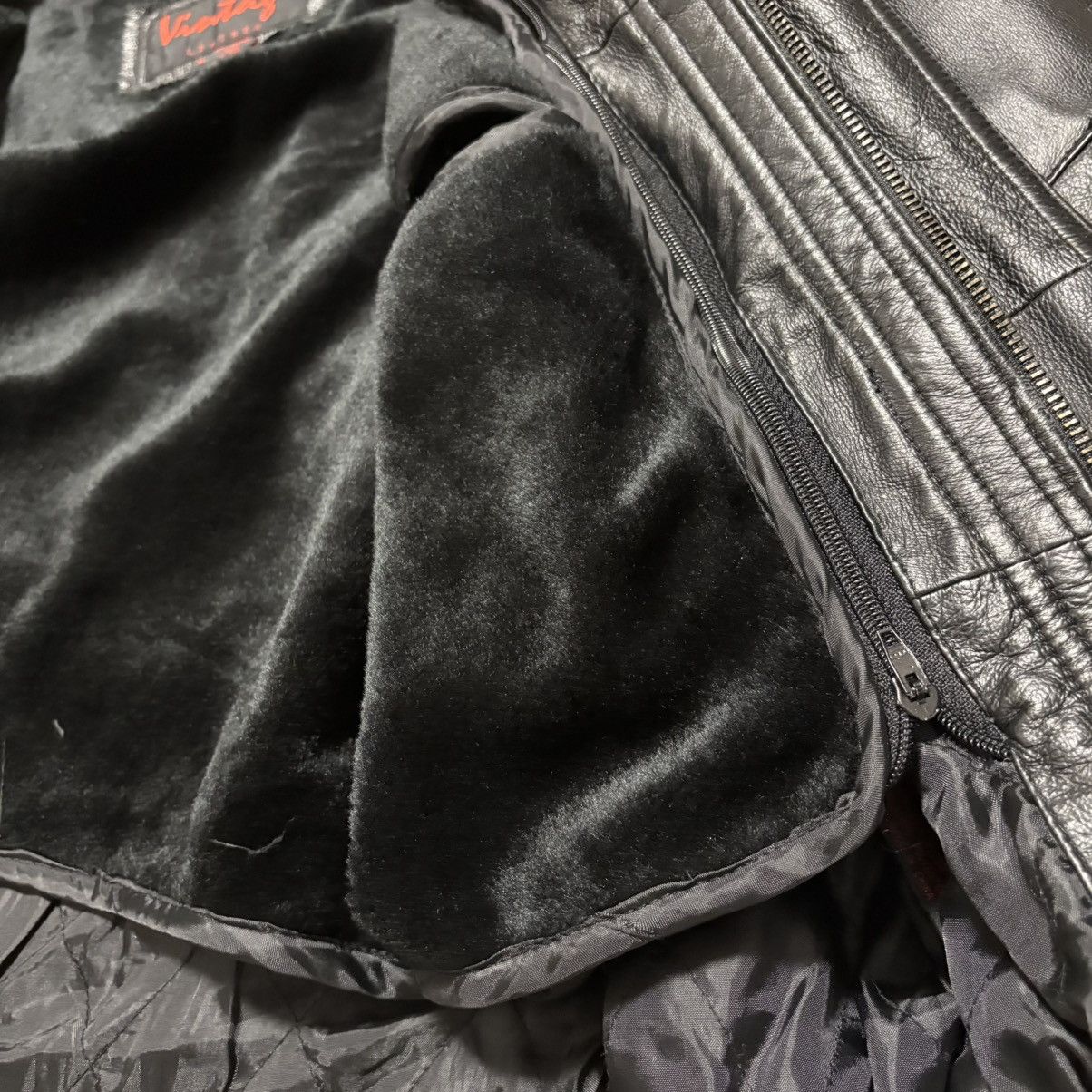 Vintage Vintage leather jacket with Size US XL / EU 56 / 4 - 4 Thumbnail