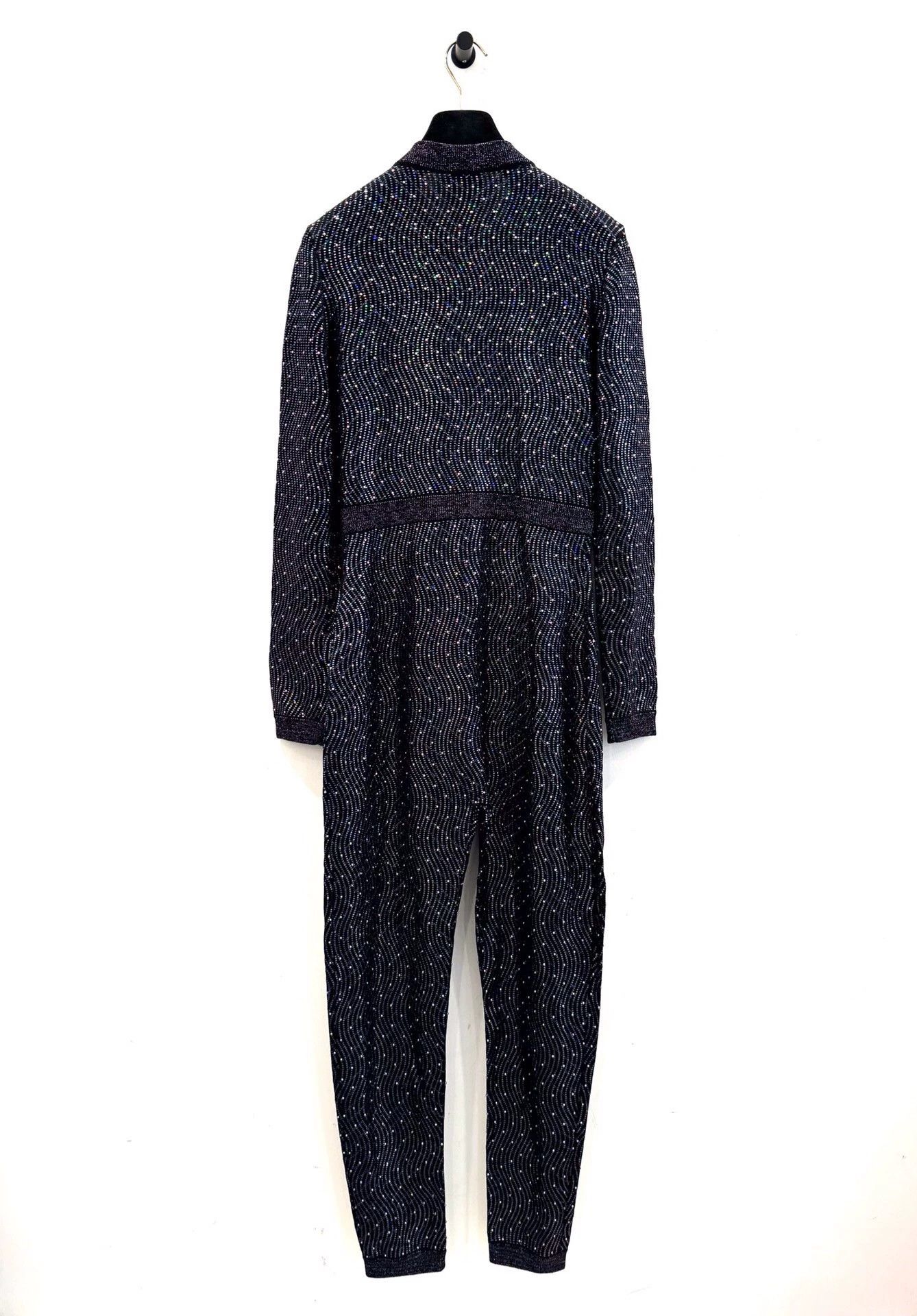 Chanel Chanel Women's Black Jumpsuit with Colorful and Sequins Size XS / US 0-2 / IT 36-38 - 2 Thumbnail