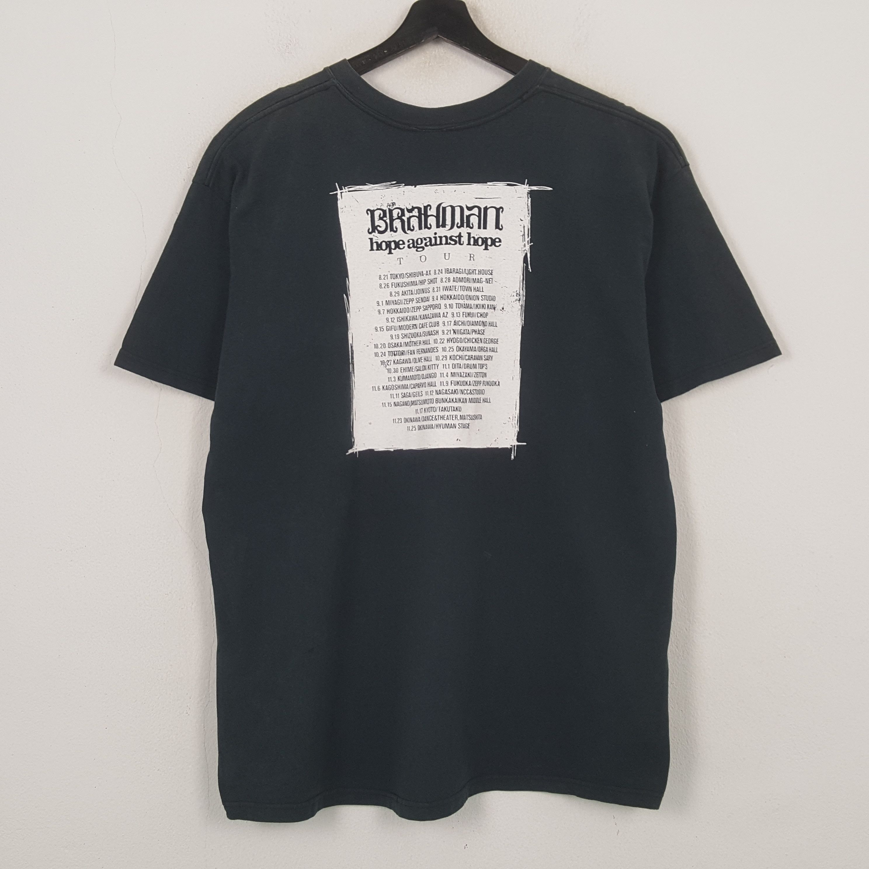 Anvil Brahman Hope Against Hope Tour Tshirt RR25 Size US XL / EU 56 / 4 - 3 Thumbnail