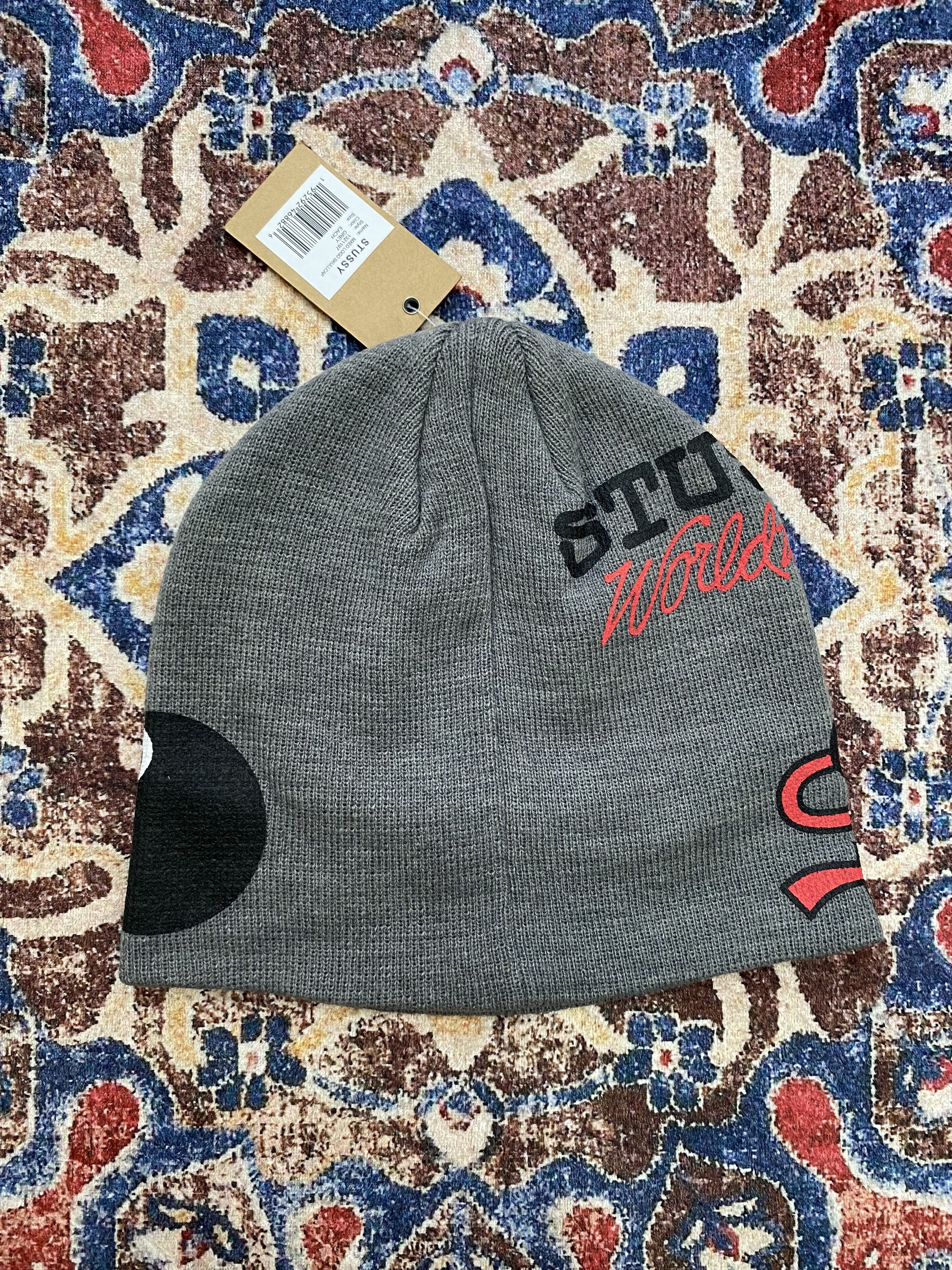 Stussy Stussy Mixed Logo Skullcap - Grey Size ONE SIZE - 2 Thumbnail